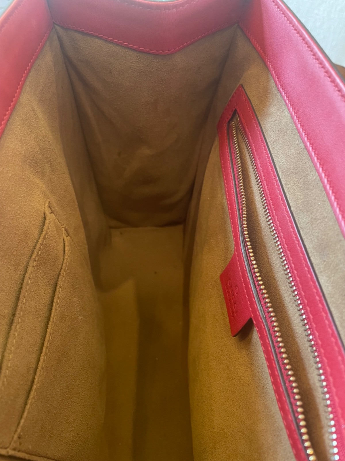 Gucci GG Supreme Monogram Canvas Top Handle Bag Handbag Purse