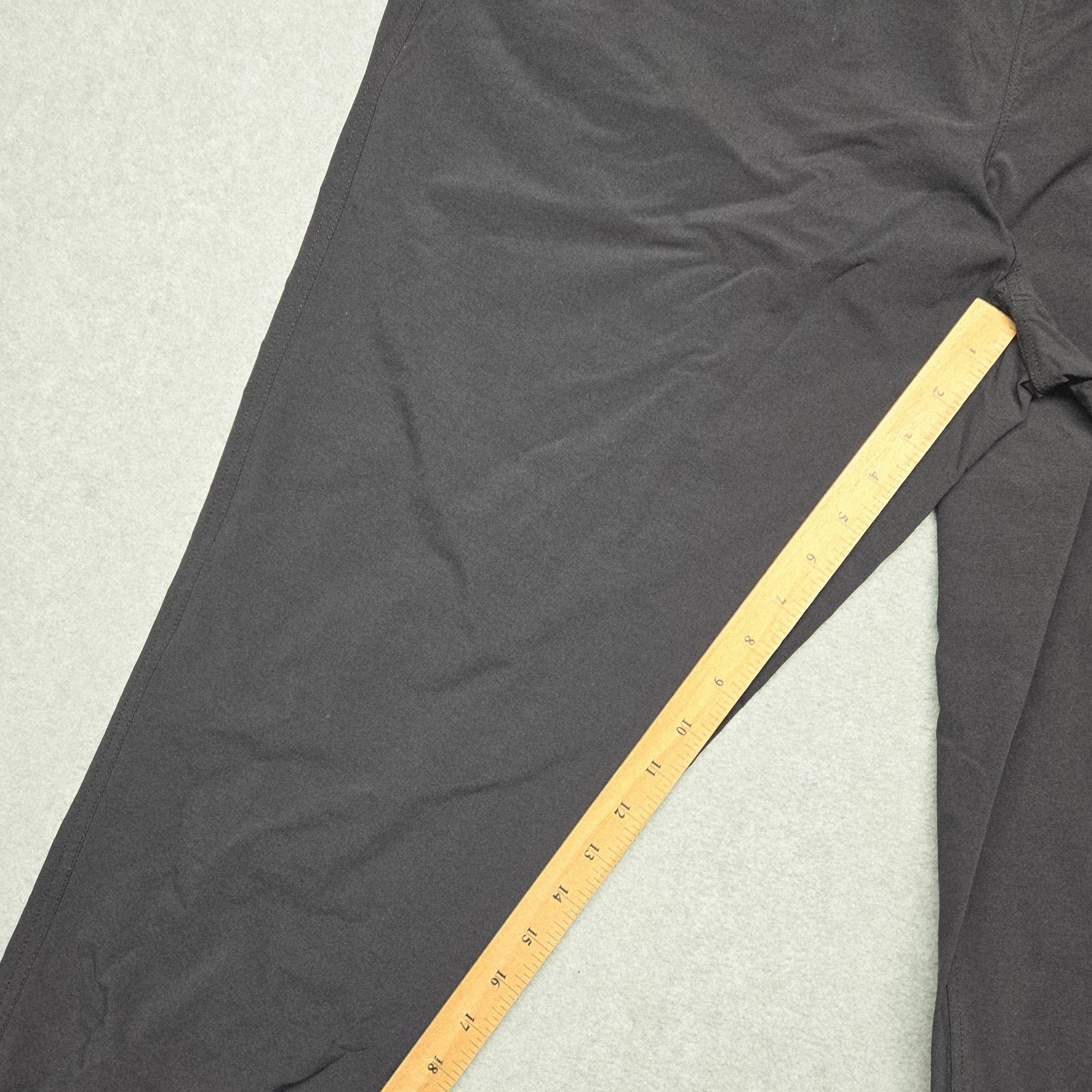 Orvis Jogger Pants Womens 20 Black Elastic Waist Tapered Hiking Fishing Pockets