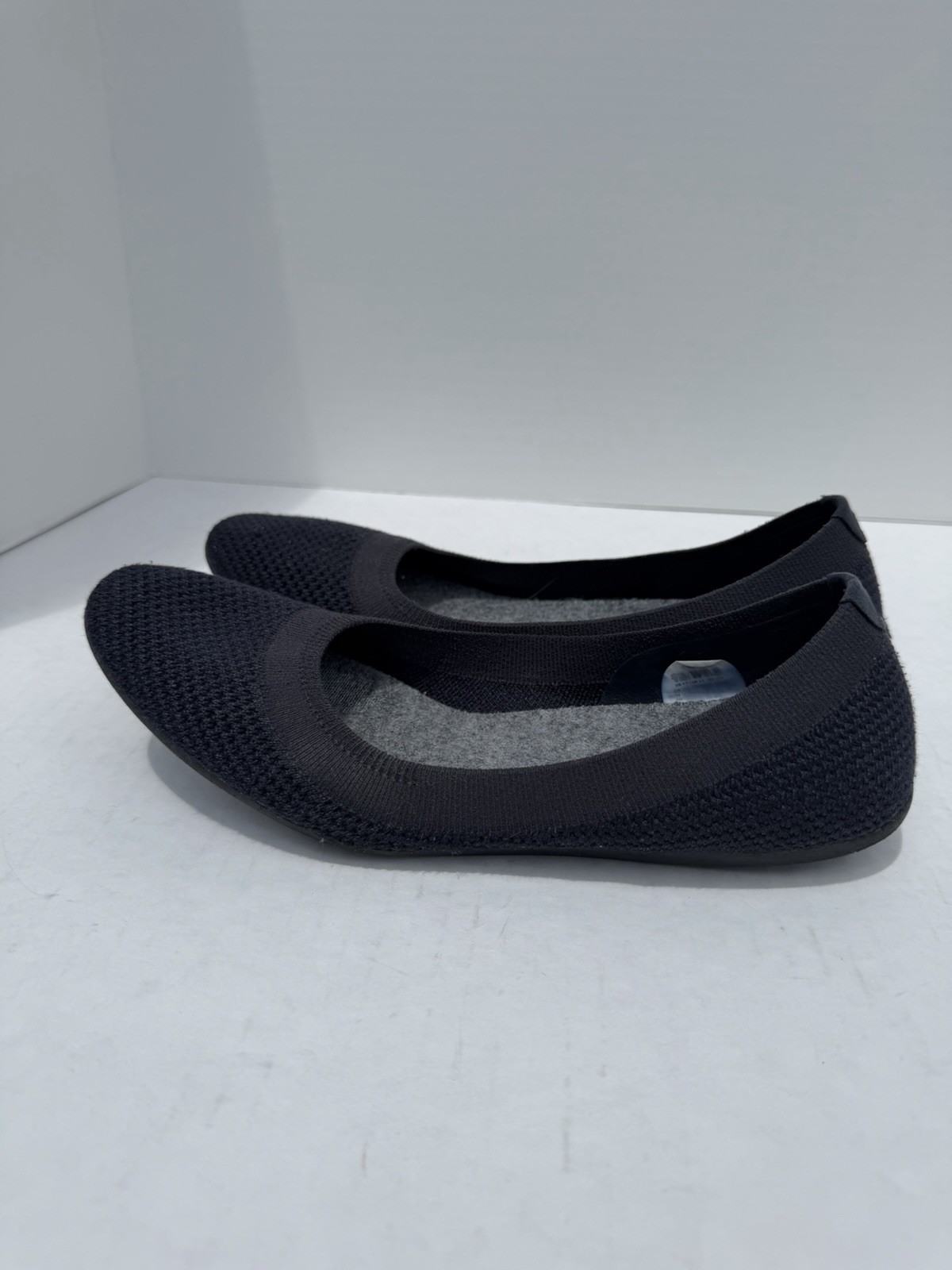 Allbirds Shoes Womens 9.5 Navy Knit Tree Breezer Ballet Flats Slip On Comfort