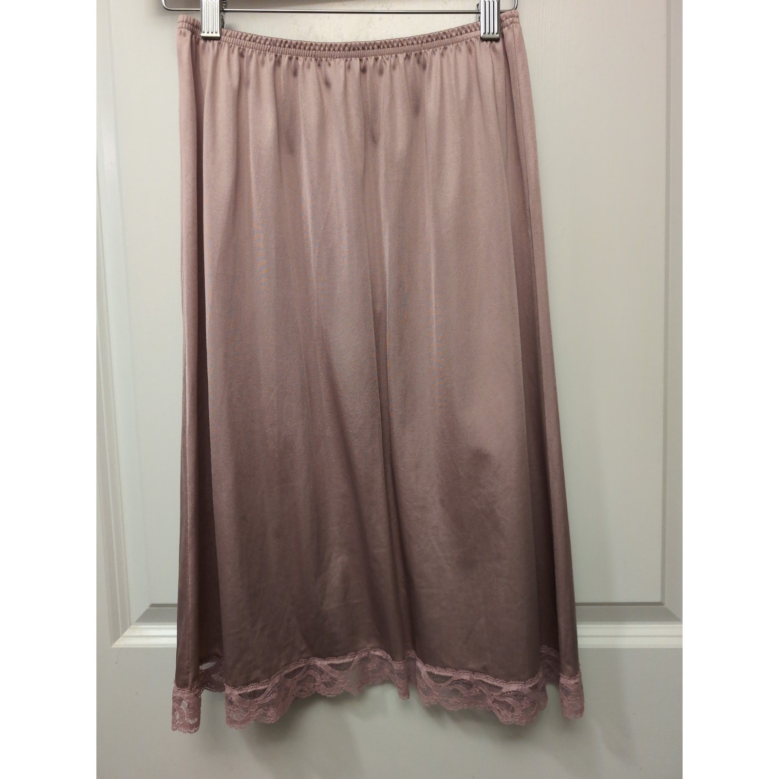 Vintage Vanity Fair Slip Skirt Pajamas Lingerie Lavender Lace Y2K Coquette