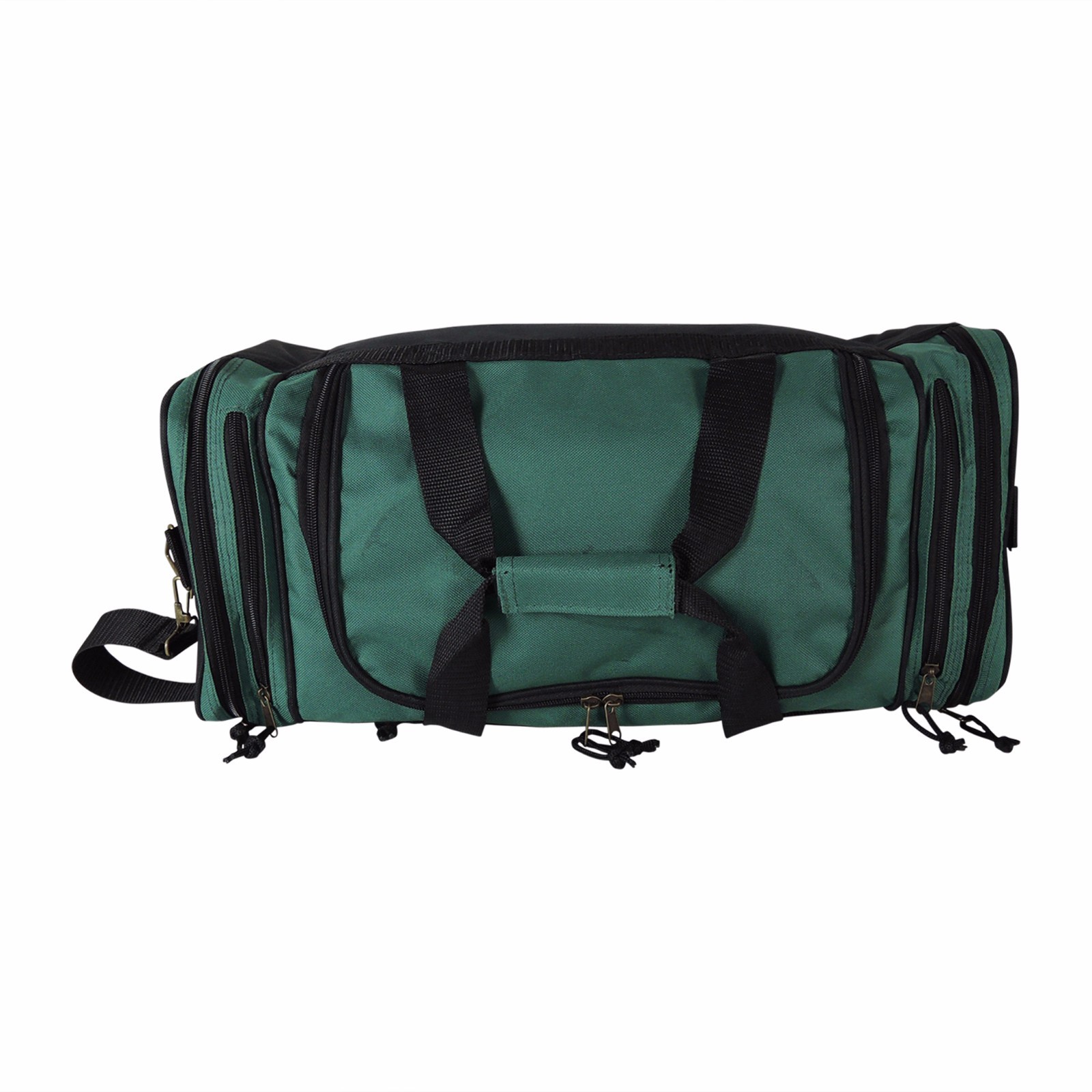 DALIX Brand New Duffle Bag Sports Duffel Bag in Green and Black Gym Bag