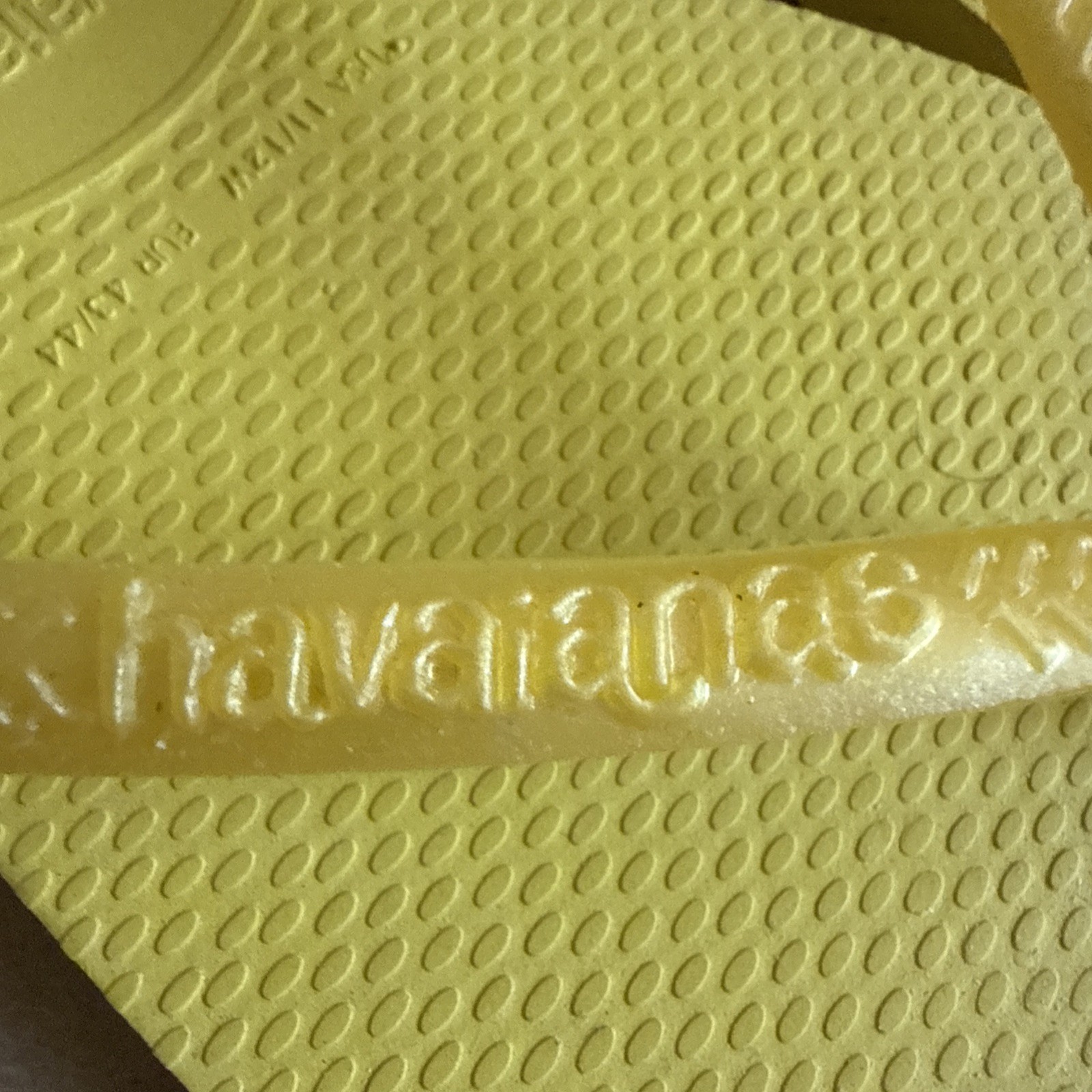 Havaianas Slim Classic Yellow Flip Flops 41/42 – New