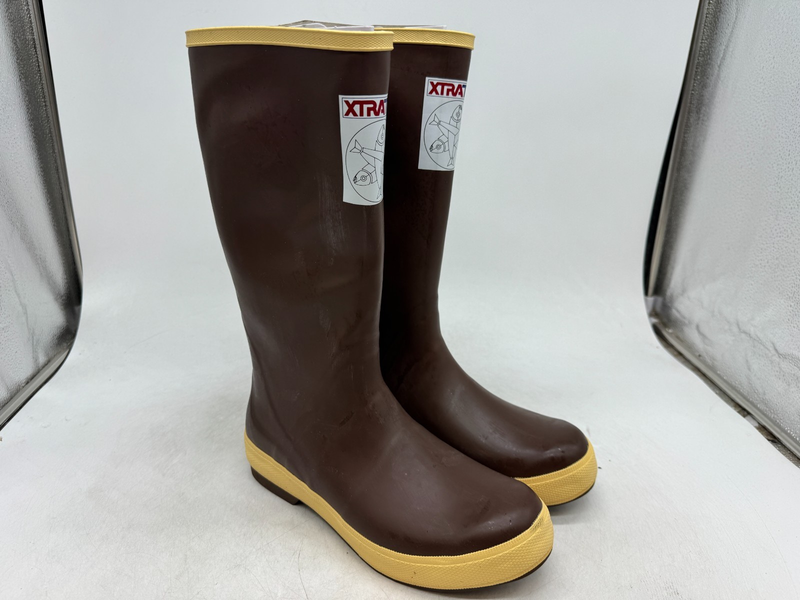 Xtratuf XT Legacy 15 in Salmon Sisters Womens Brown Wellington Pull On Boot – 11