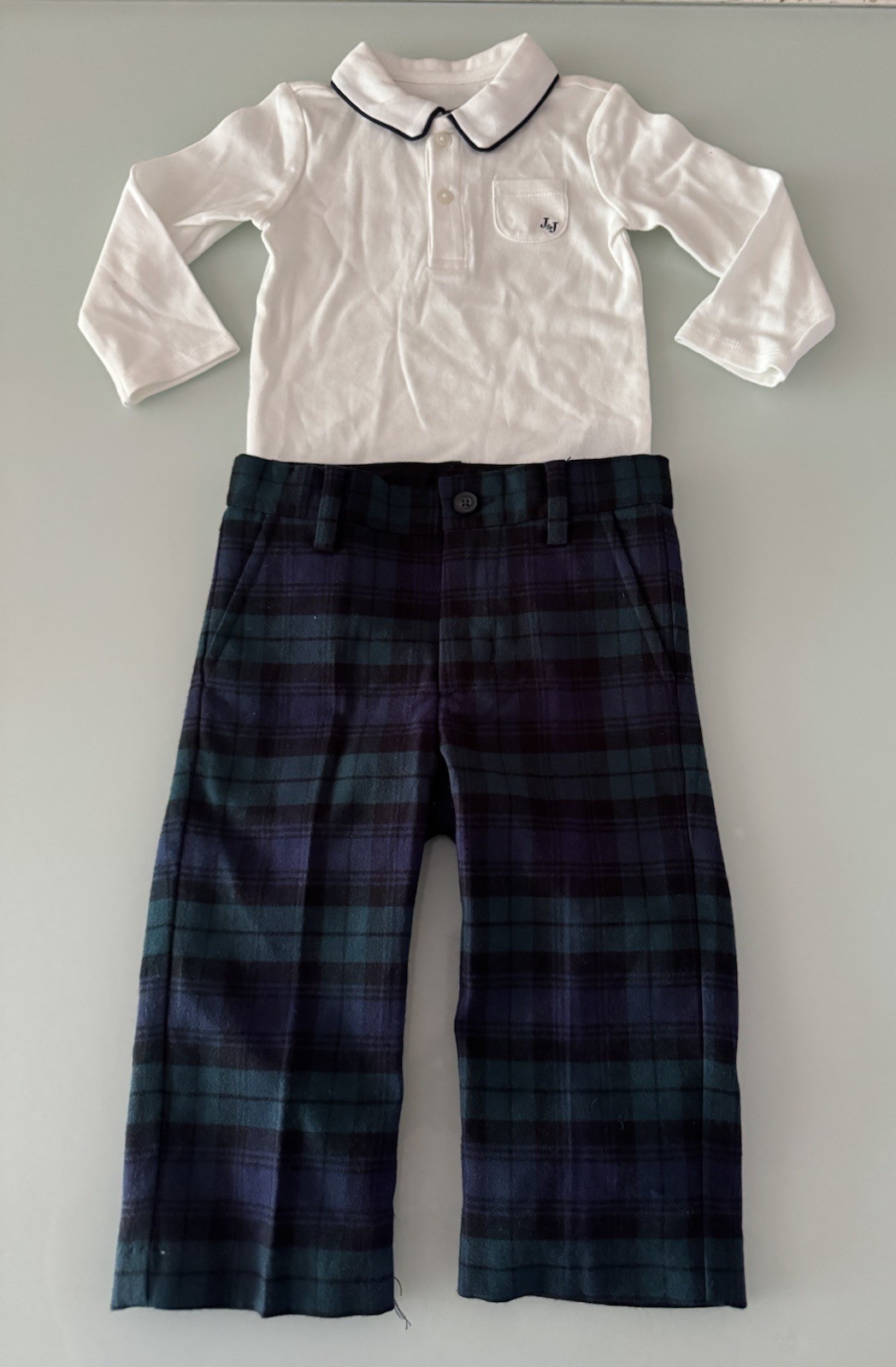 JANIE AND JACK Snow Cub Tan Cable Knit 14 PCS Set & Romper Size 12-18 Month