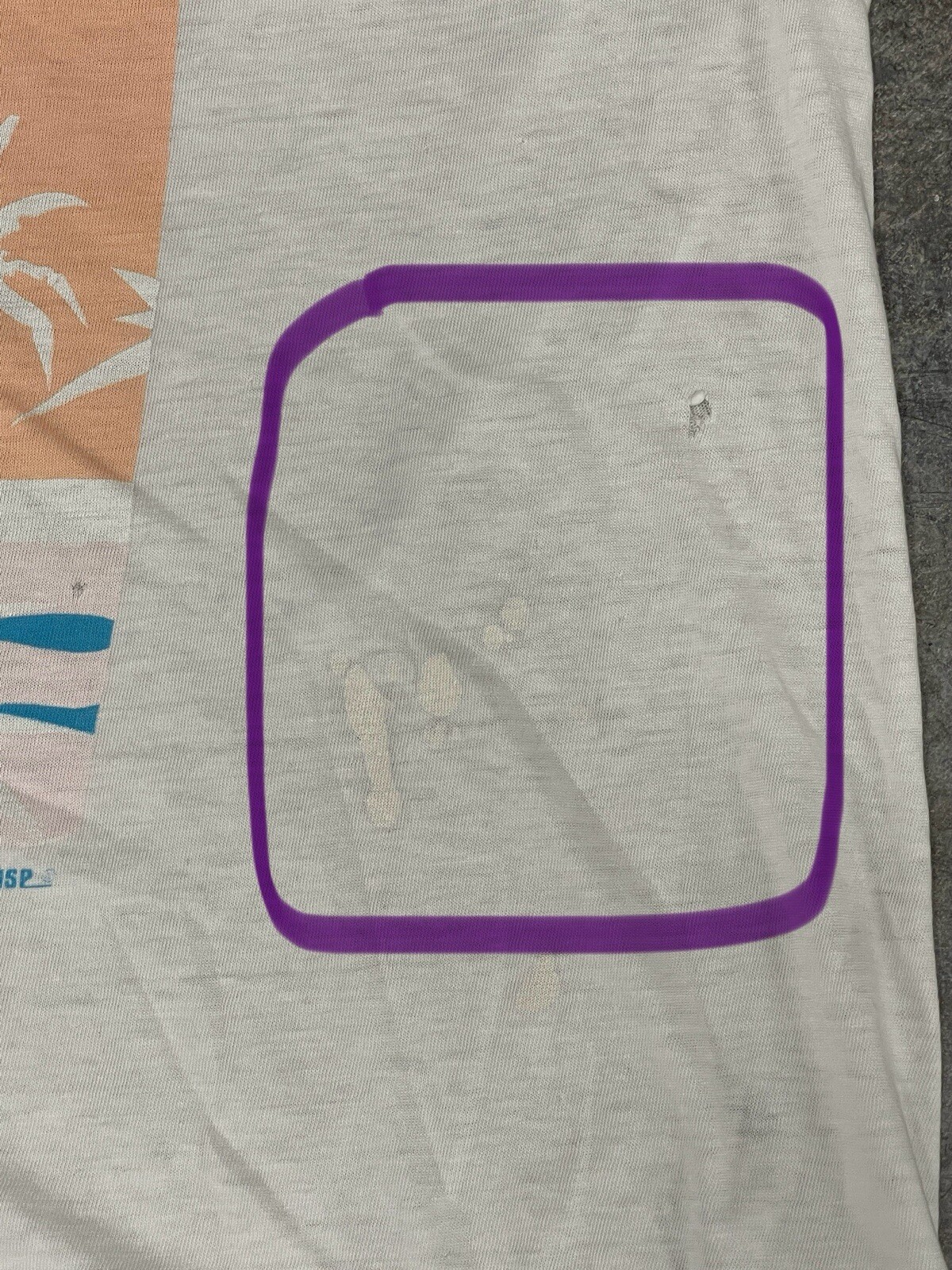 VTG CHED by Anvil Single Stitch Florida Destination T-Shirt Large