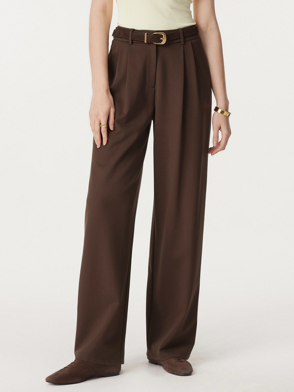 Breezy Wide Leg Pant with Pockets-OGLmove|118840