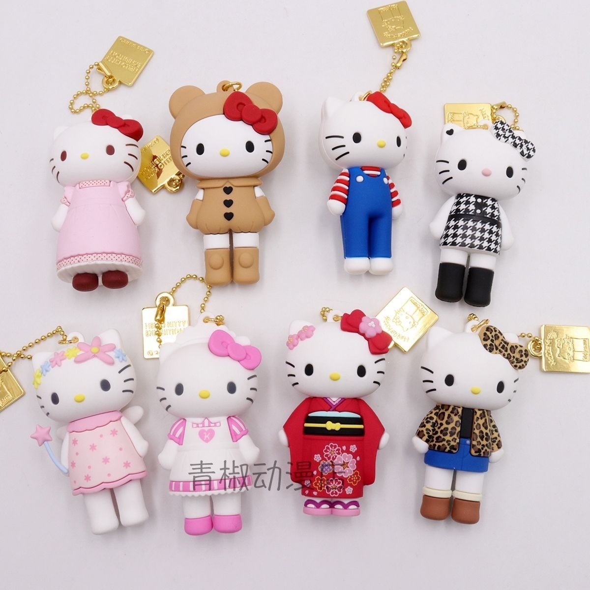 Hello Kitty Long Leg Blind Box Keychain 50th Tokyo Limited Plush Charm Gift lot