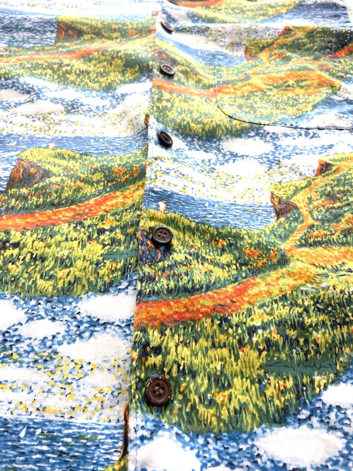 Reyn Spooner Guy Buffet Collaboration Hawaiian Shirt 100% Egyptian Cotton Size M