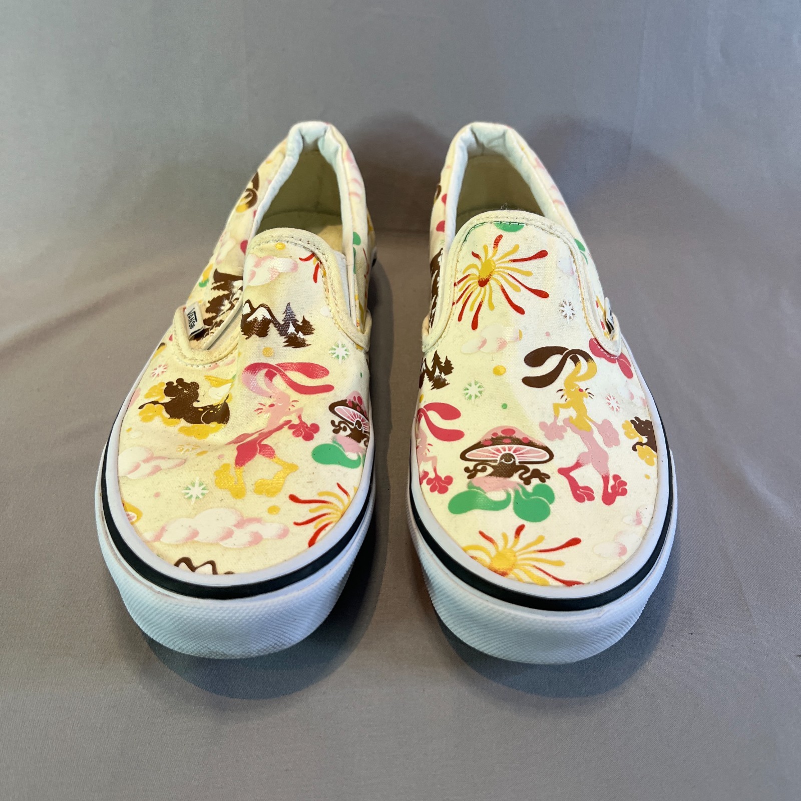 Vans Classic Slip-On 507698 Sneakers Unisex M6/W7.5 Get Multicolor Skate Shoes