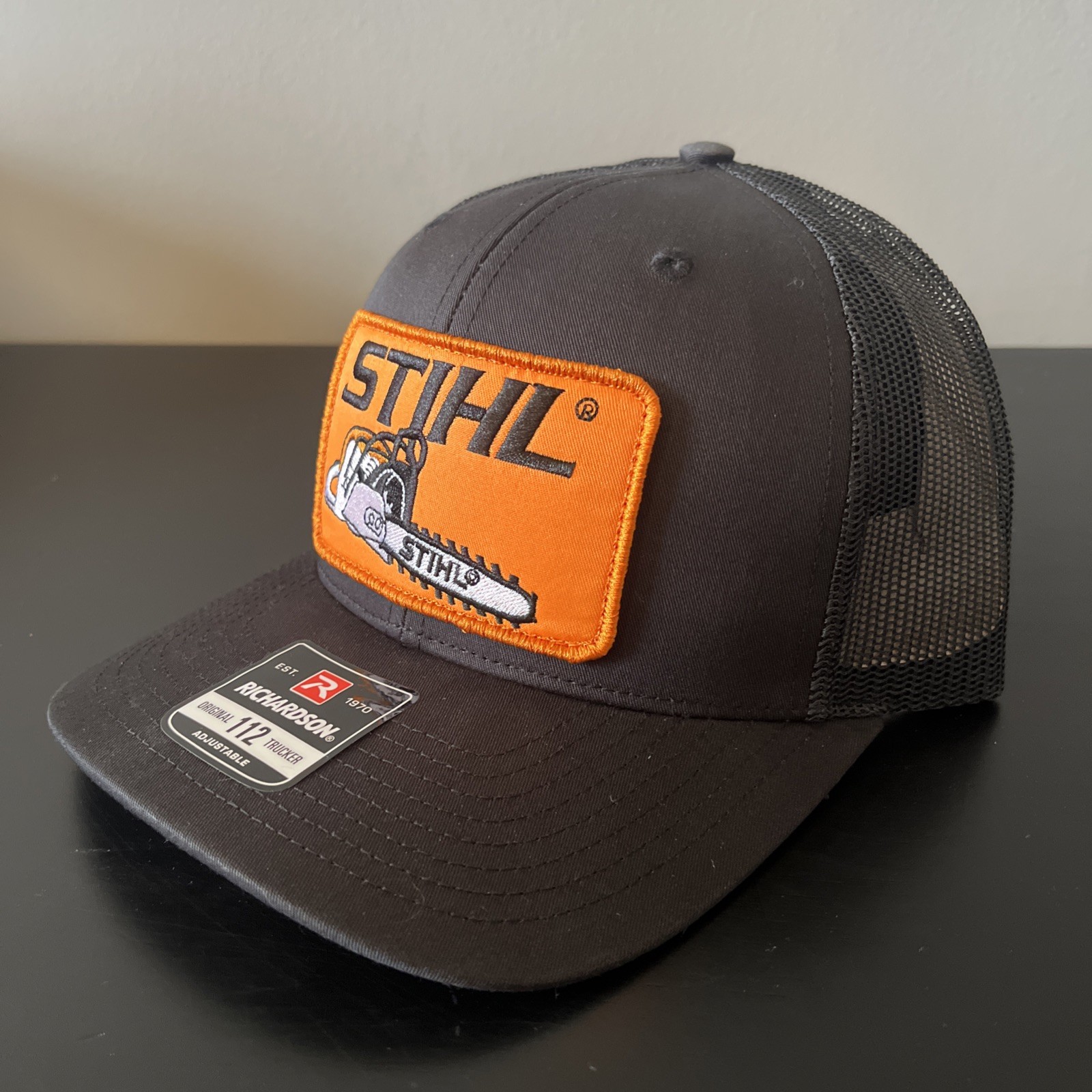 Stihl Chainsaw Lawn Equipment Trucker Hat Richardson 112 Cap
