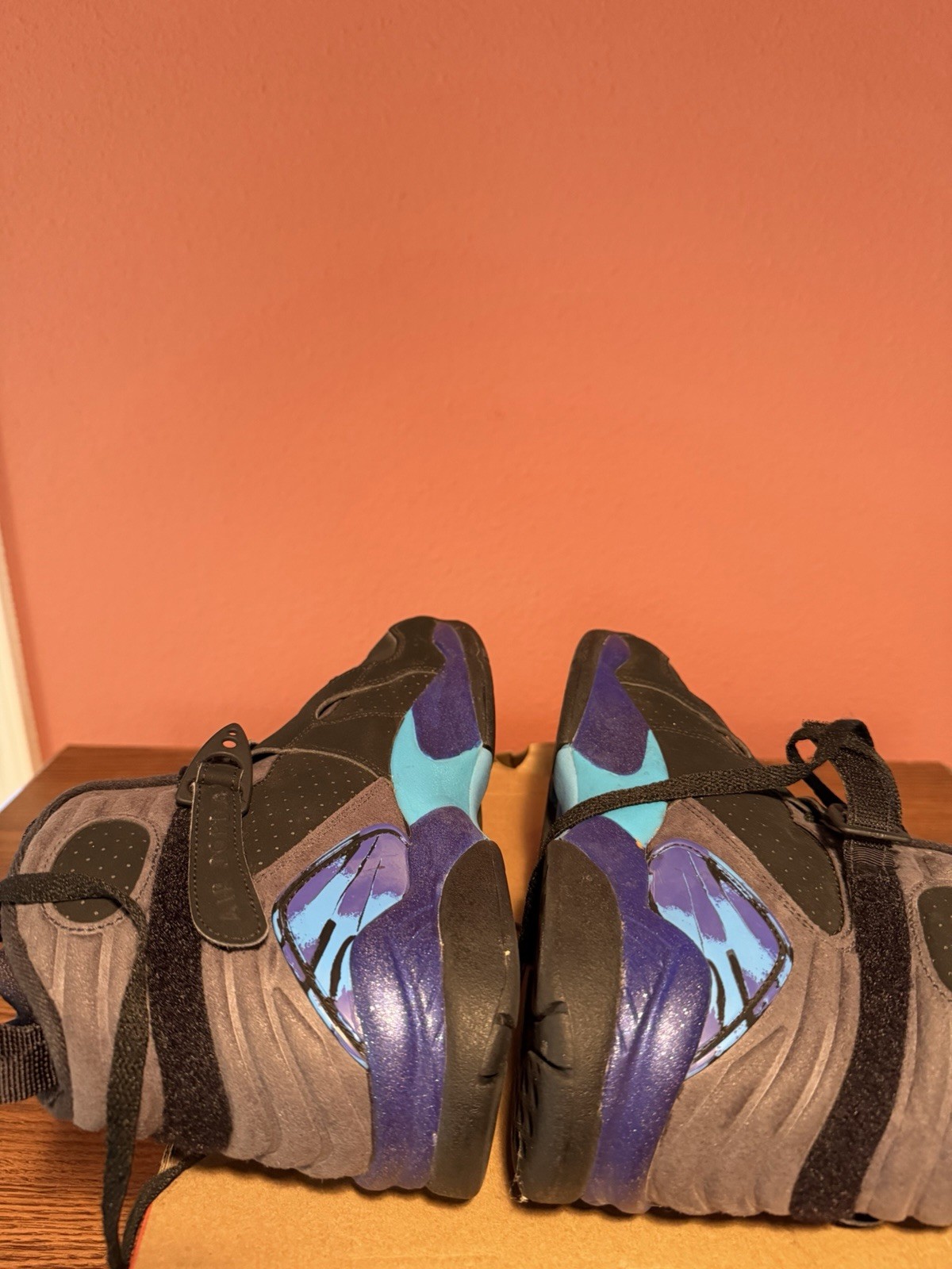 2015 Nike Air Jordan 8 VIII Retro Aqua 305381-025 OG Men’s Size 9.5 No Box