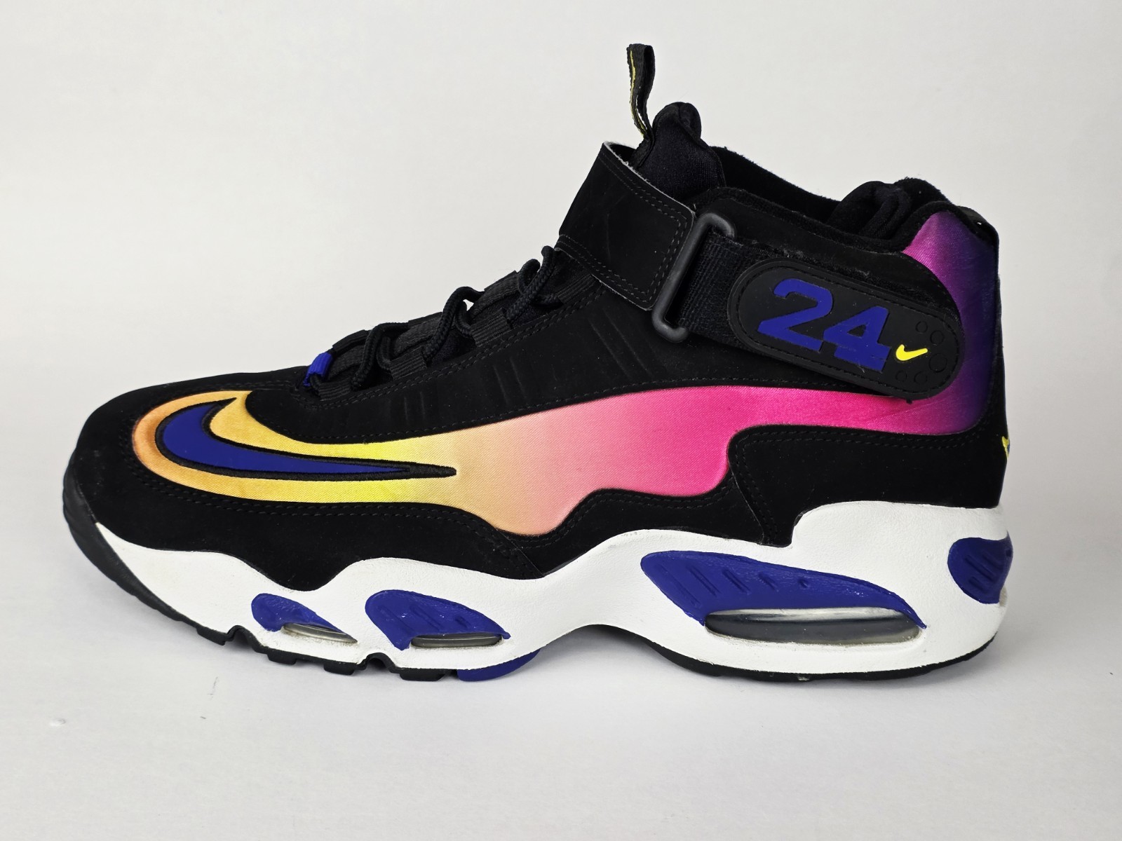 Nike Air Men Griffey Max 1 Los Angeles Sunset Black Purple DV3353-001 Size: 10.5