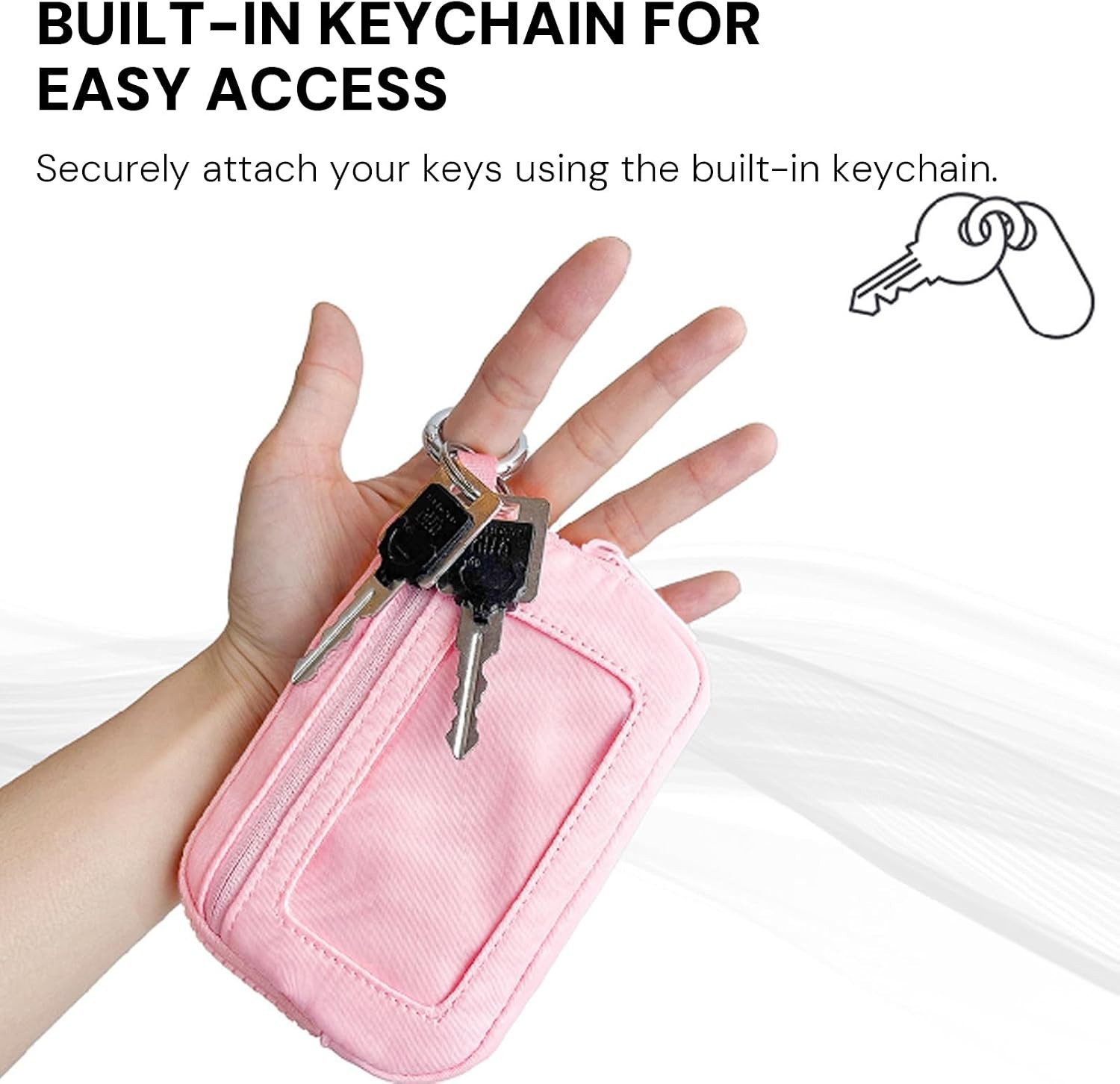 Lightweight Nylon Wristlet Wallet for Women – Perfect for Travel & Errands