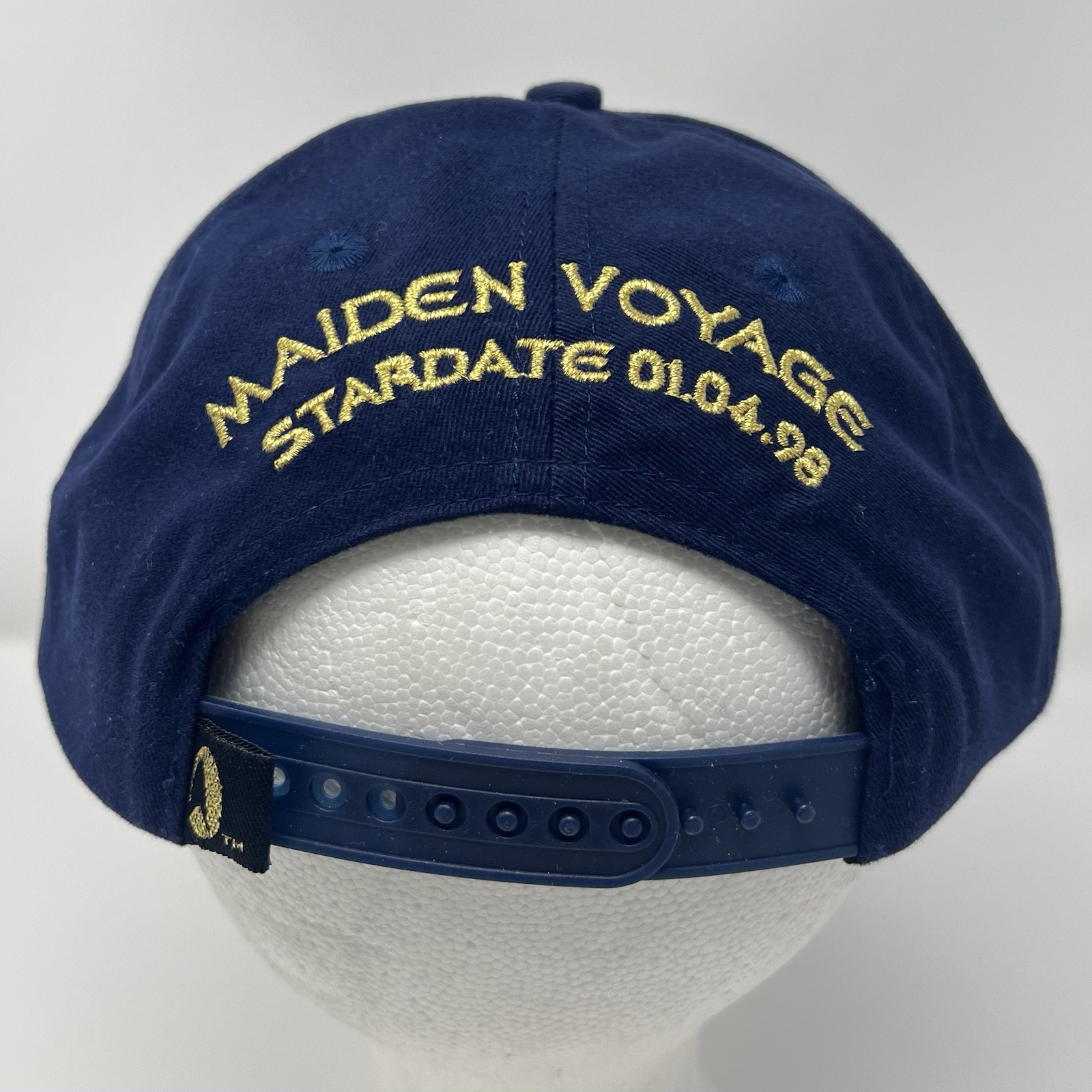 Vintage Star Trek Snapback Hat Maiden Voyage Vegas Hilton Cap Adjustable 1998