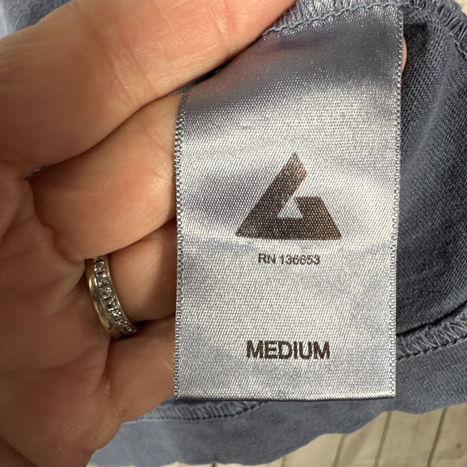 American Giant NWOT Mens M Premium Slub Crew Neck Tee Short Sleeve Blue T Shirt