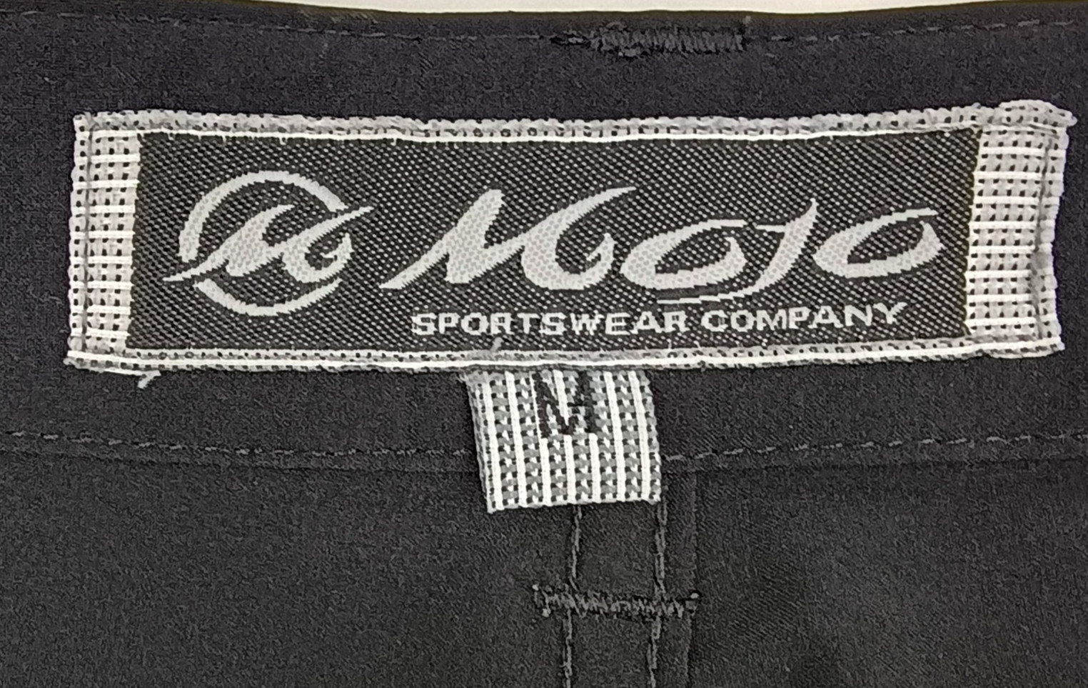 Mojo Sportswear Mens Stretch Fit Performance Shorts Size Medium Black