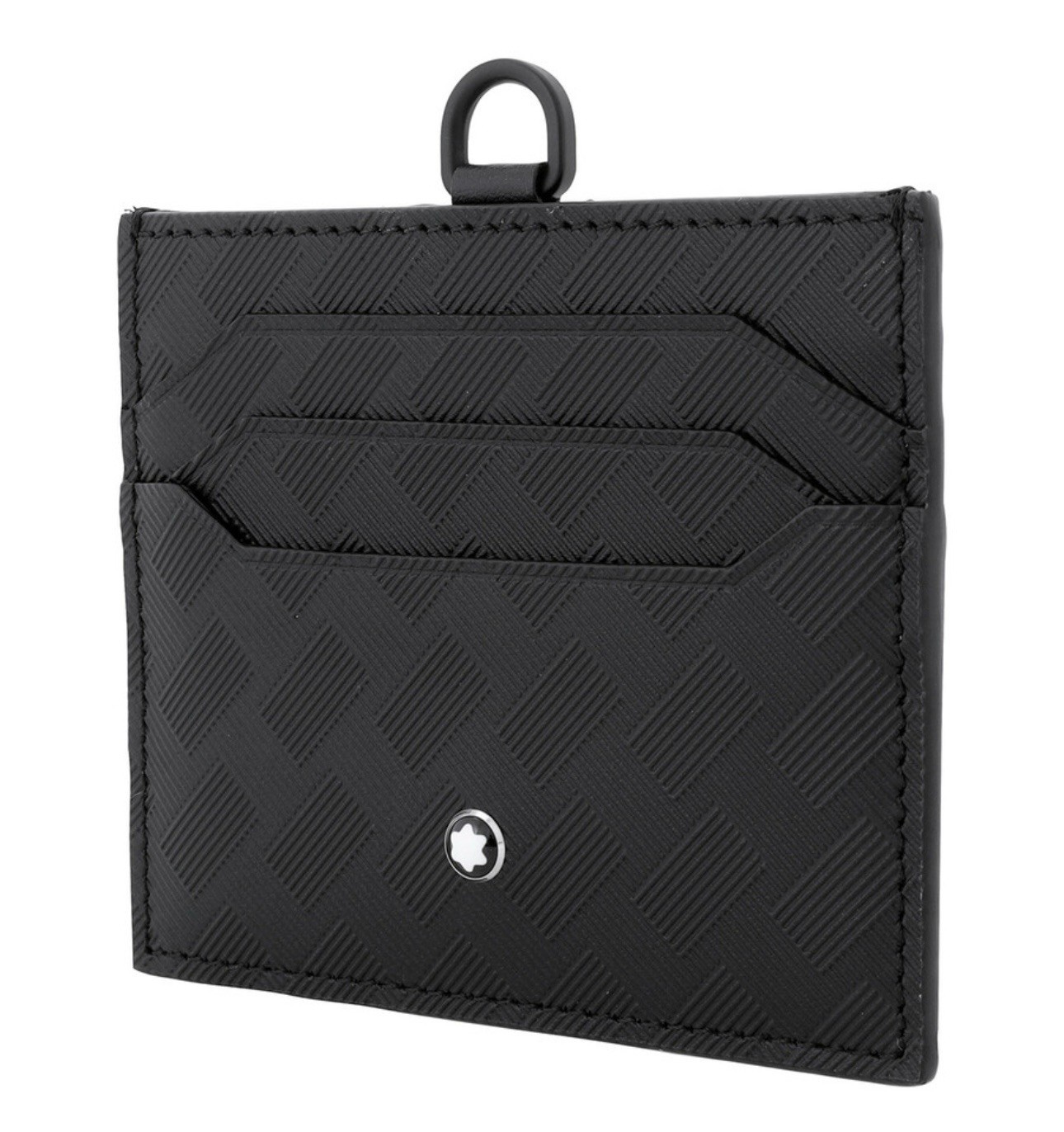 New In Box Montblanc Extreme 3.0 Black Leather 6cc Holder 129979 Retail $230