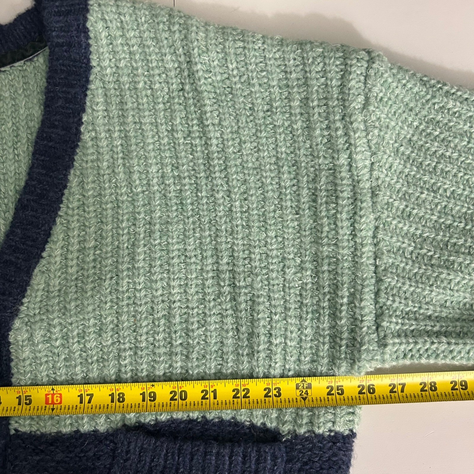 Sundance Judy Colorblock Cardigan Sweater Womens Size XL