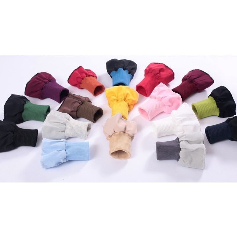 1 Pair Knitted Elastic Rib Fabric Cuffs DIY Jacket Padded Coat cuffs Accessory
