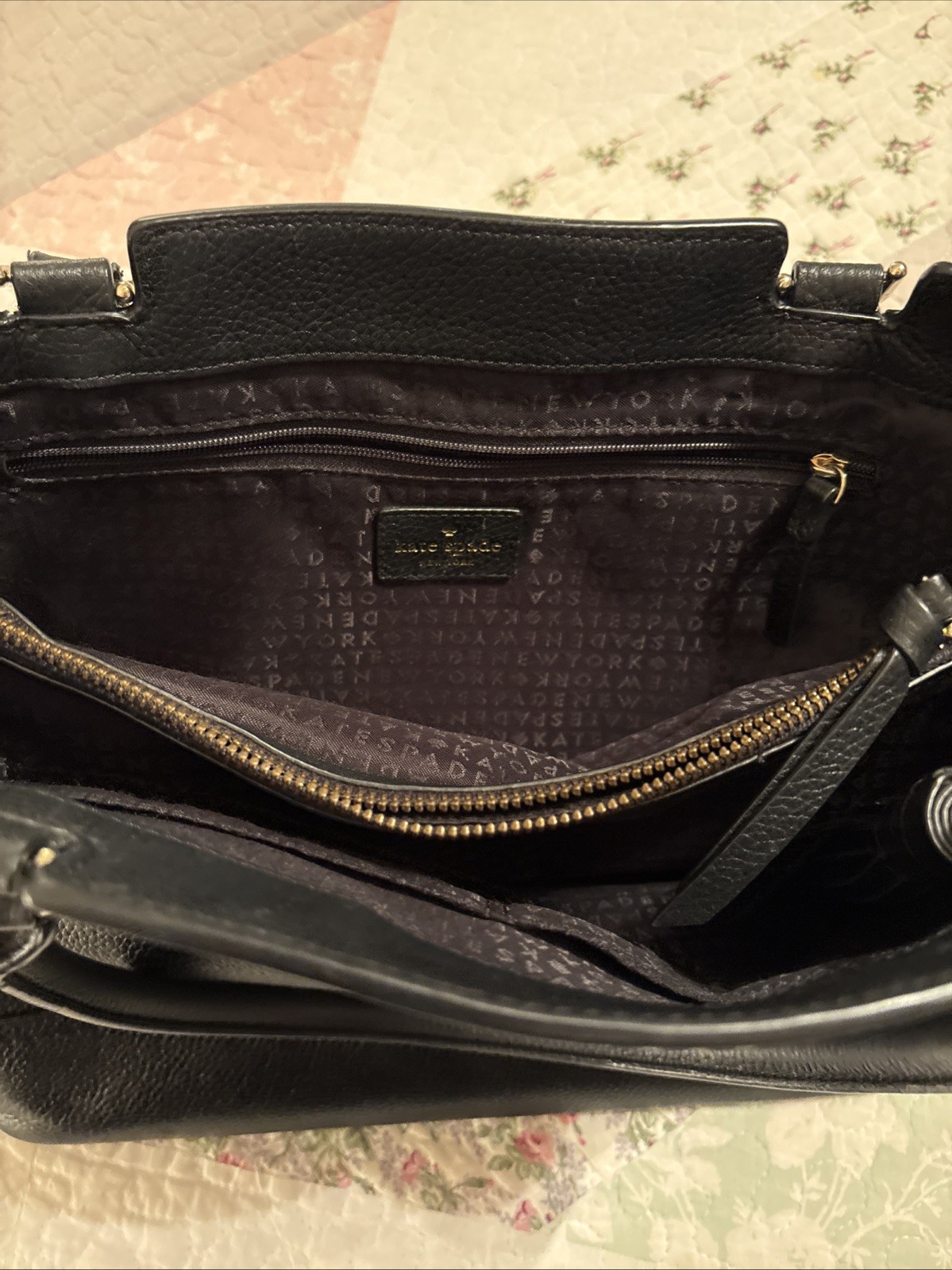 Kate Spade large Black Satchel Handbag