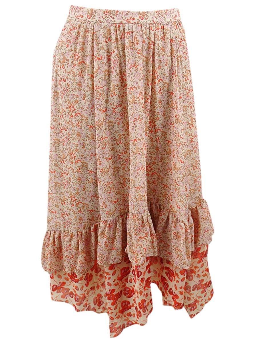 Free People Women’s Zuma Drippy Midi Skirt