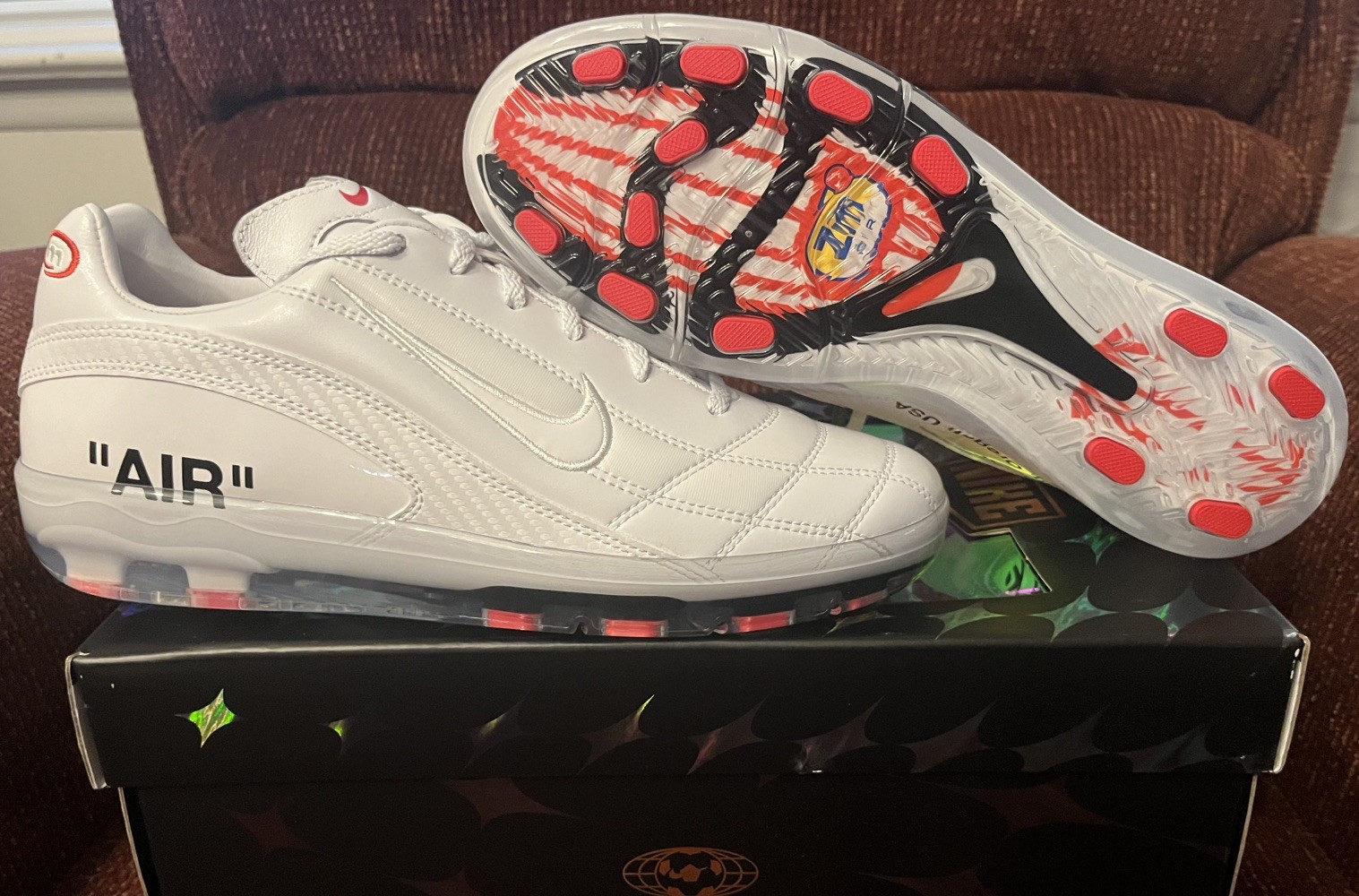 Size 9 USA Nike Cryoshot Zoom M9 x VAA Virgil Abloh Archive Off White World Cup