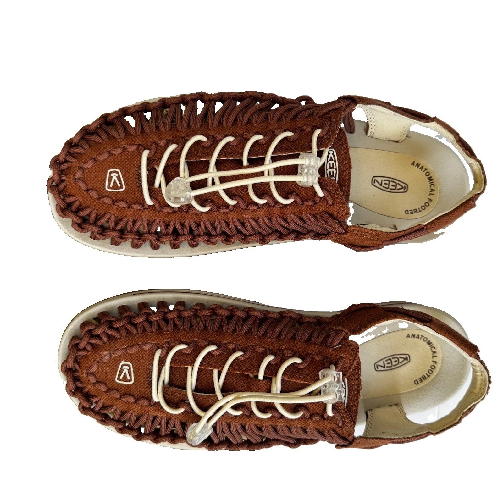 Keen Uneek Sandals Men’s 10.5 Tortoise Shell/Birch Leather Comfort Hiking 011022
