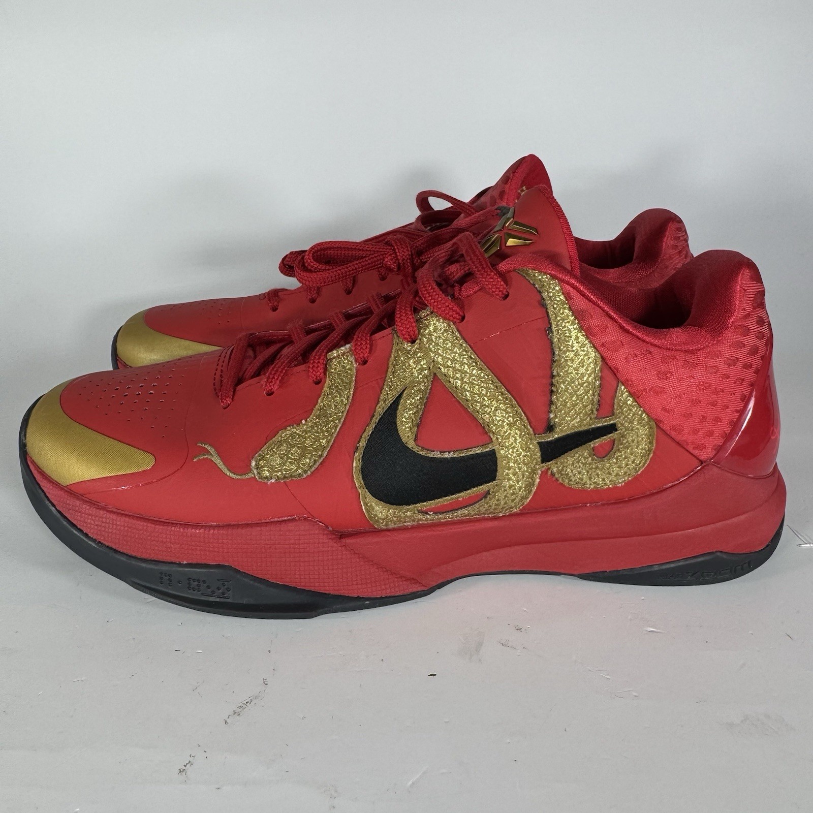 Nike Zoom Kobe 5 Protro Year of the Mamba – University Red Black – Mens 9.5