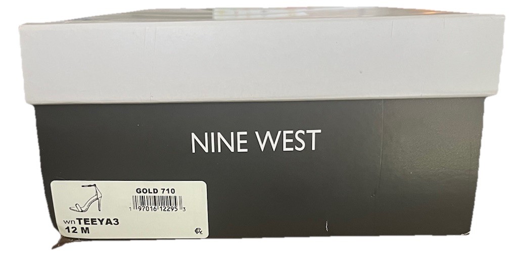 Women’s Nine West Gold High Heels Size 12