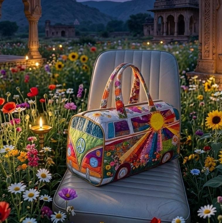 3D Printed Quilted Tote Bags Personalized Tote Bag Lightweight Travel Bags.