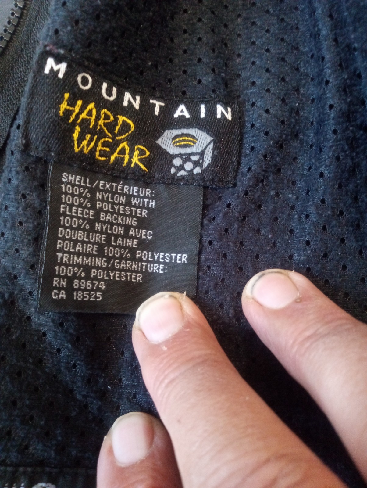 Vintage Mountain Hardwear Conduit Softshell Jacket sz M Women’s Gray Packable