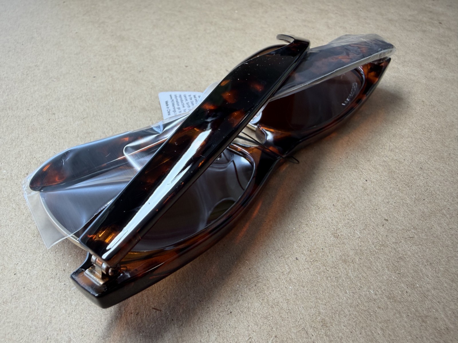 Polarized Tortoise Shell Pattern Fashion Sunglasses Brown Lens UV400 Protection