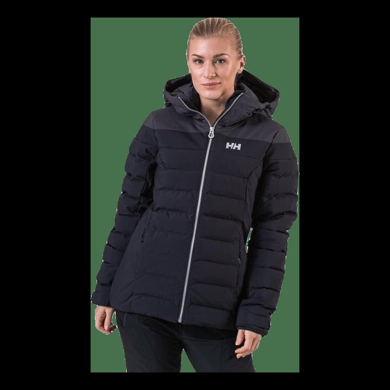 Women Helly Hansen jacket black polyester 38/M/