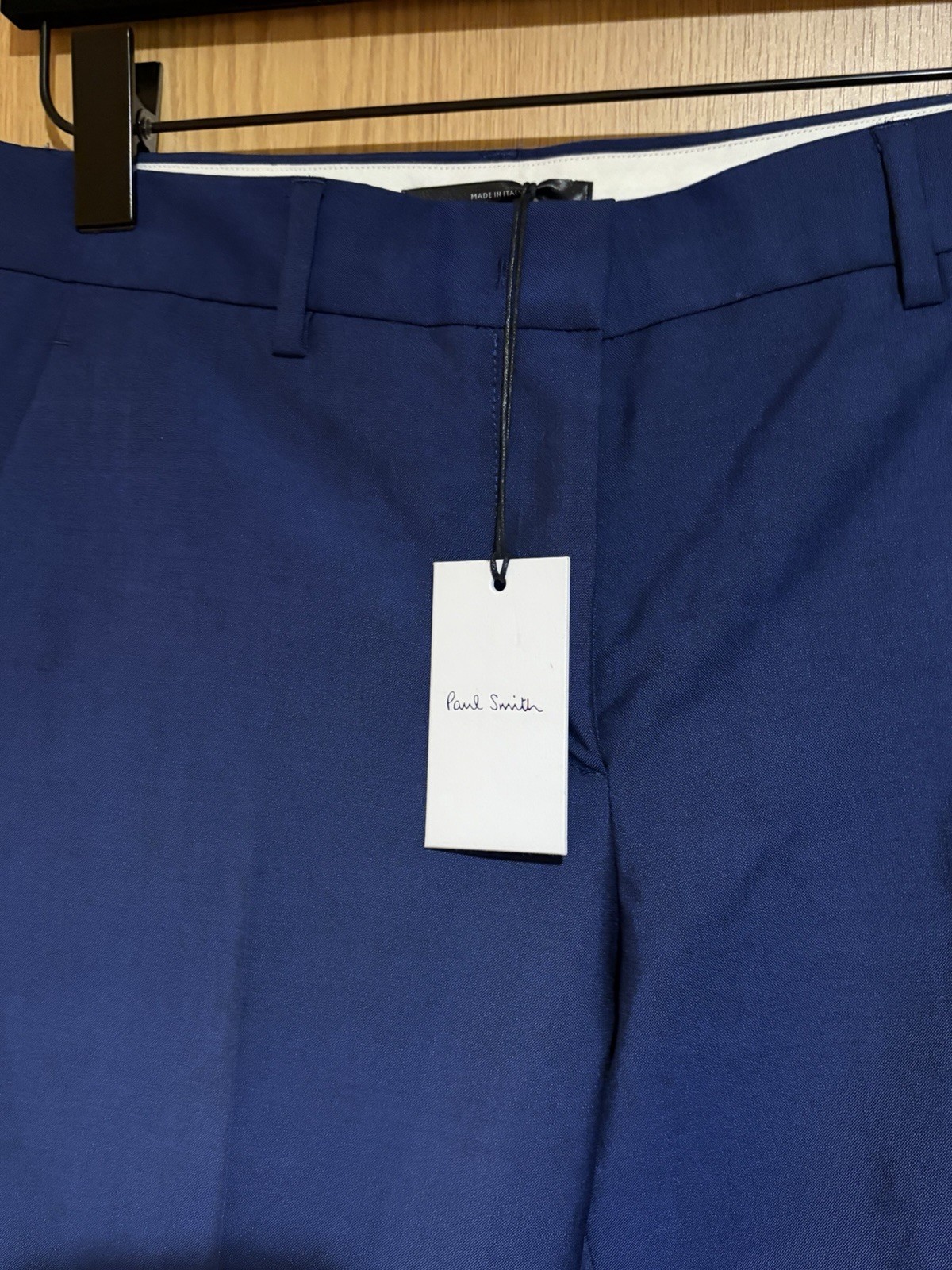 Paul Smith Women’s Suit Trousers Size IT 40 Tapered Wool And Mohair BNWT