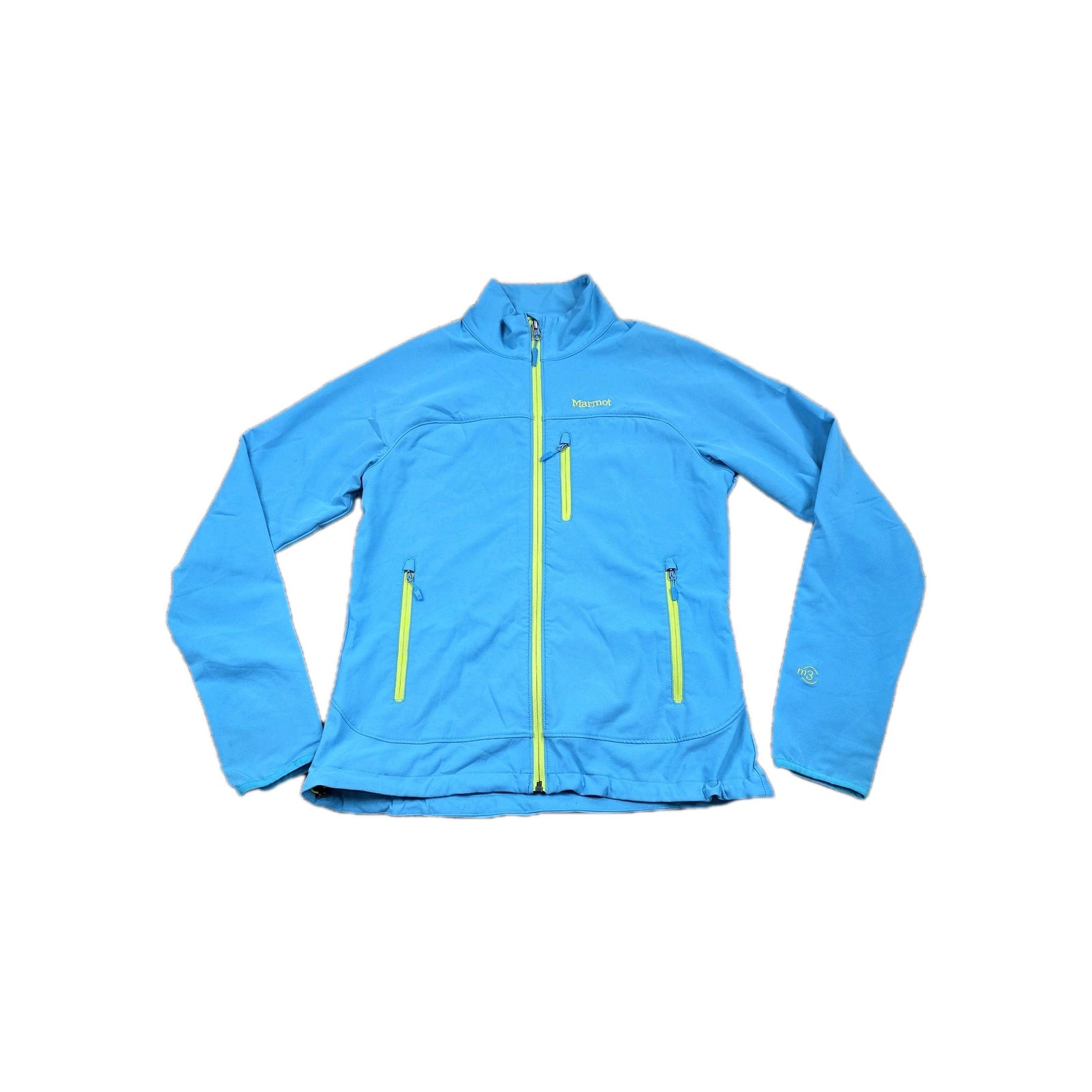 Marmot M3 Softshell Women’s Jacket Size M Atomic Blue Full Zip Tempo Jacket
