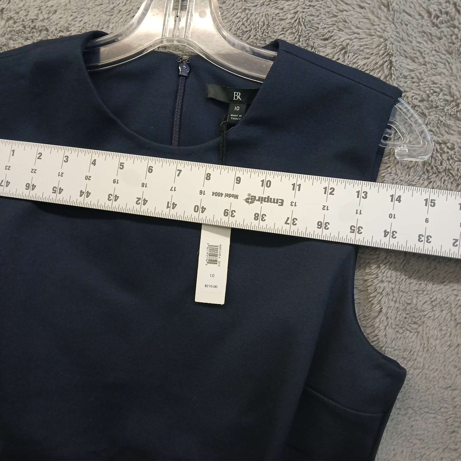 Banana Republic Everywhere Ponte Sheath Mini Dress Crew Neck NWT Navy Blue