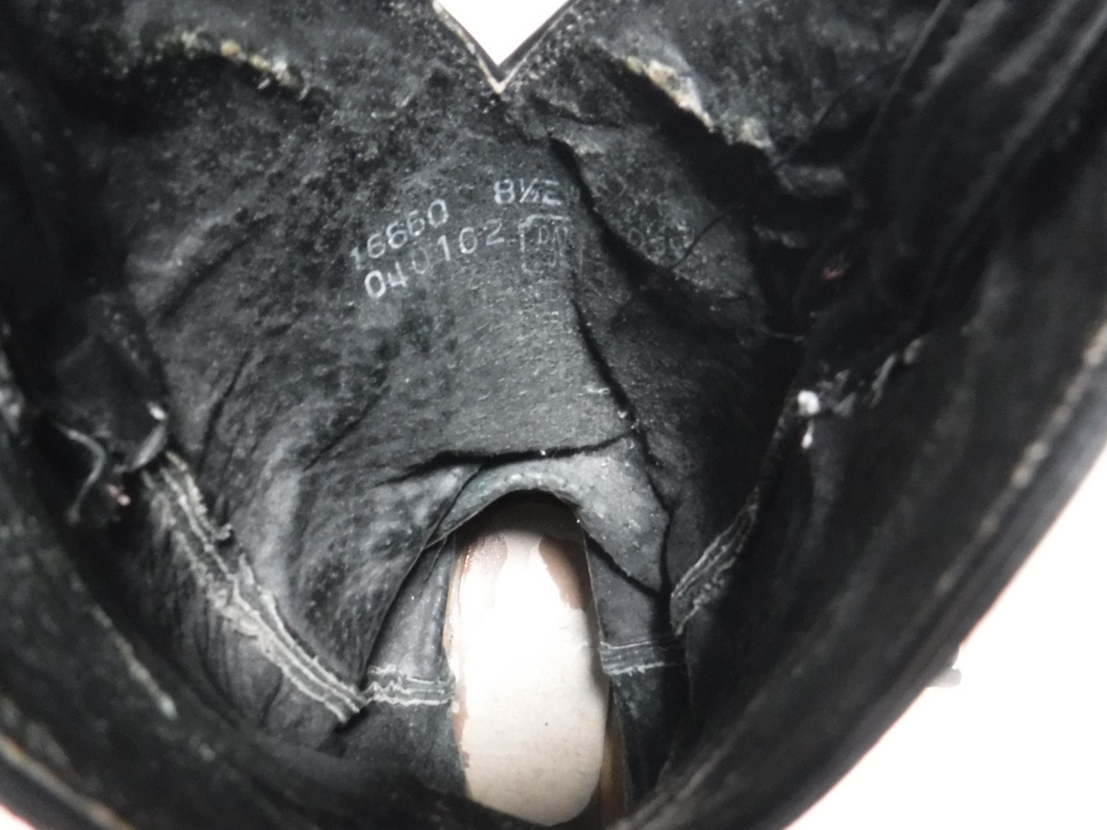 Dan Post-Phoenix Distressed Western Boots Men Size 8.5 EW Black Leather 16660
