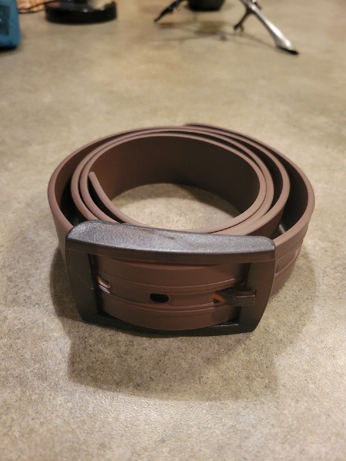 NEW! Brown Silicone Rubber Belt Jelly Golf Sport Fashion One Size Fit All