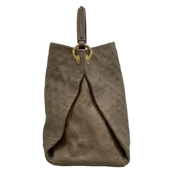Authentic Louis Vuitton Artsy MM Terre Brown empreinte leather $3800 MSRP
