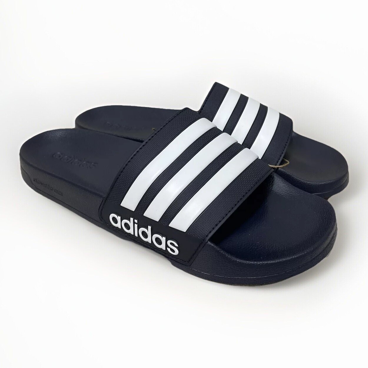 NEW ADIDAS MEN’S ADILETTE SHOWER SANDALS SLIDES SIZE 12 GZ5920 Blue White NIB