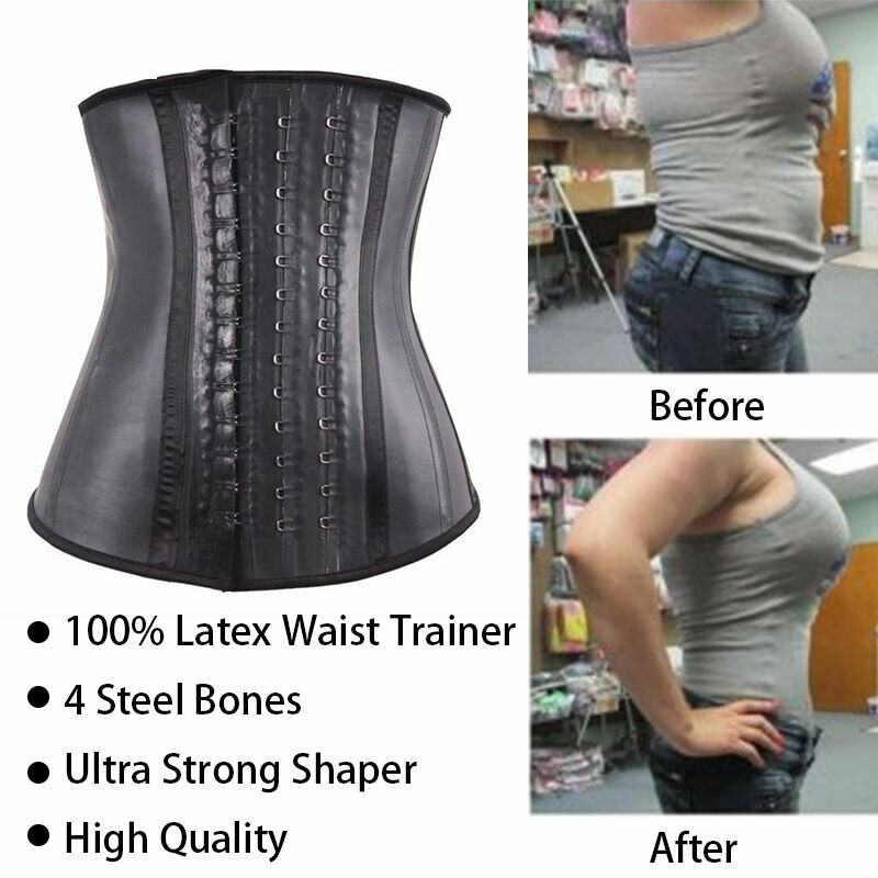 Fajas Colombianas Reductoras 100% Latex Waist Trainer Corset Cincher Body Shaper