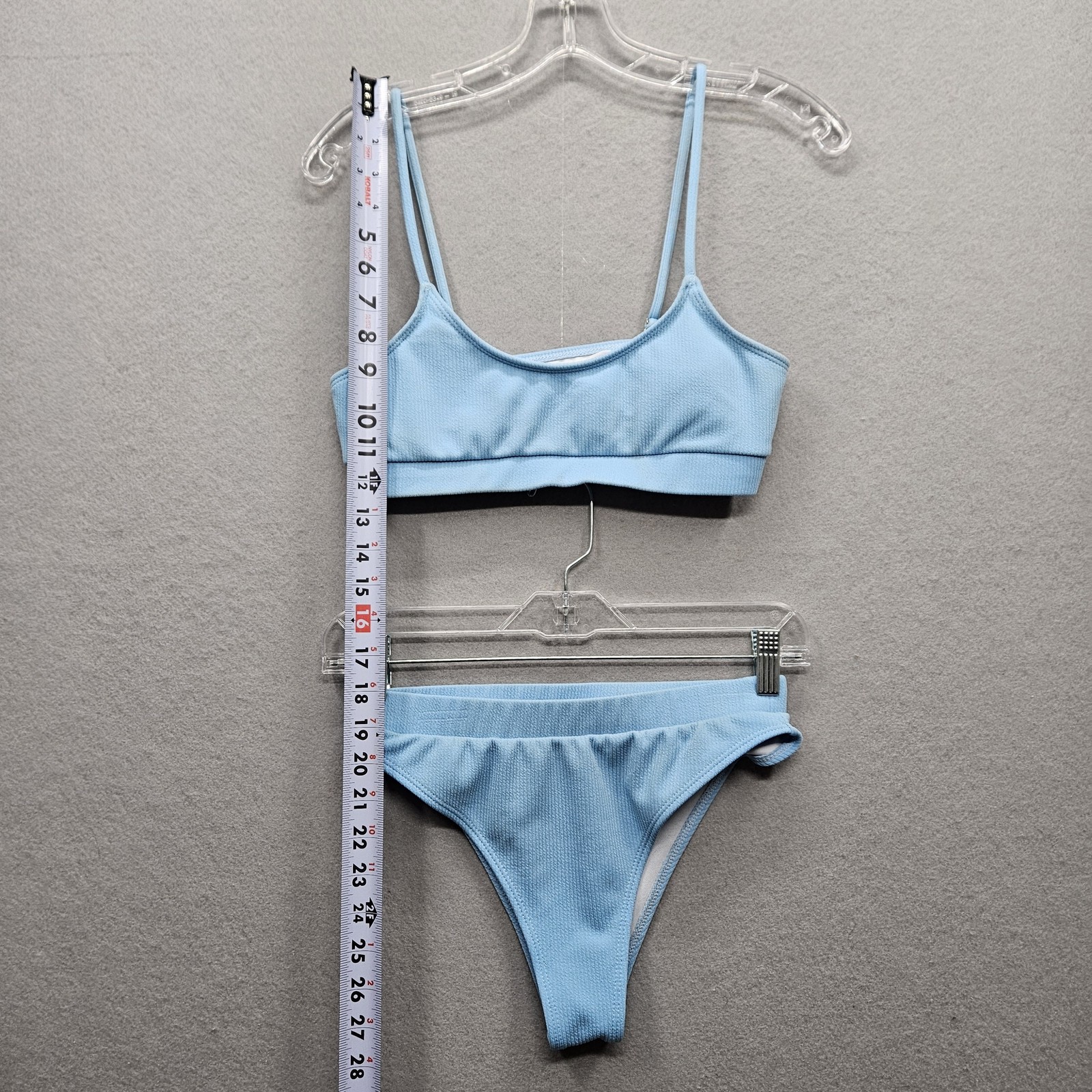 No Brand Women’s Medium Light Blue Two Piece Swimsuit