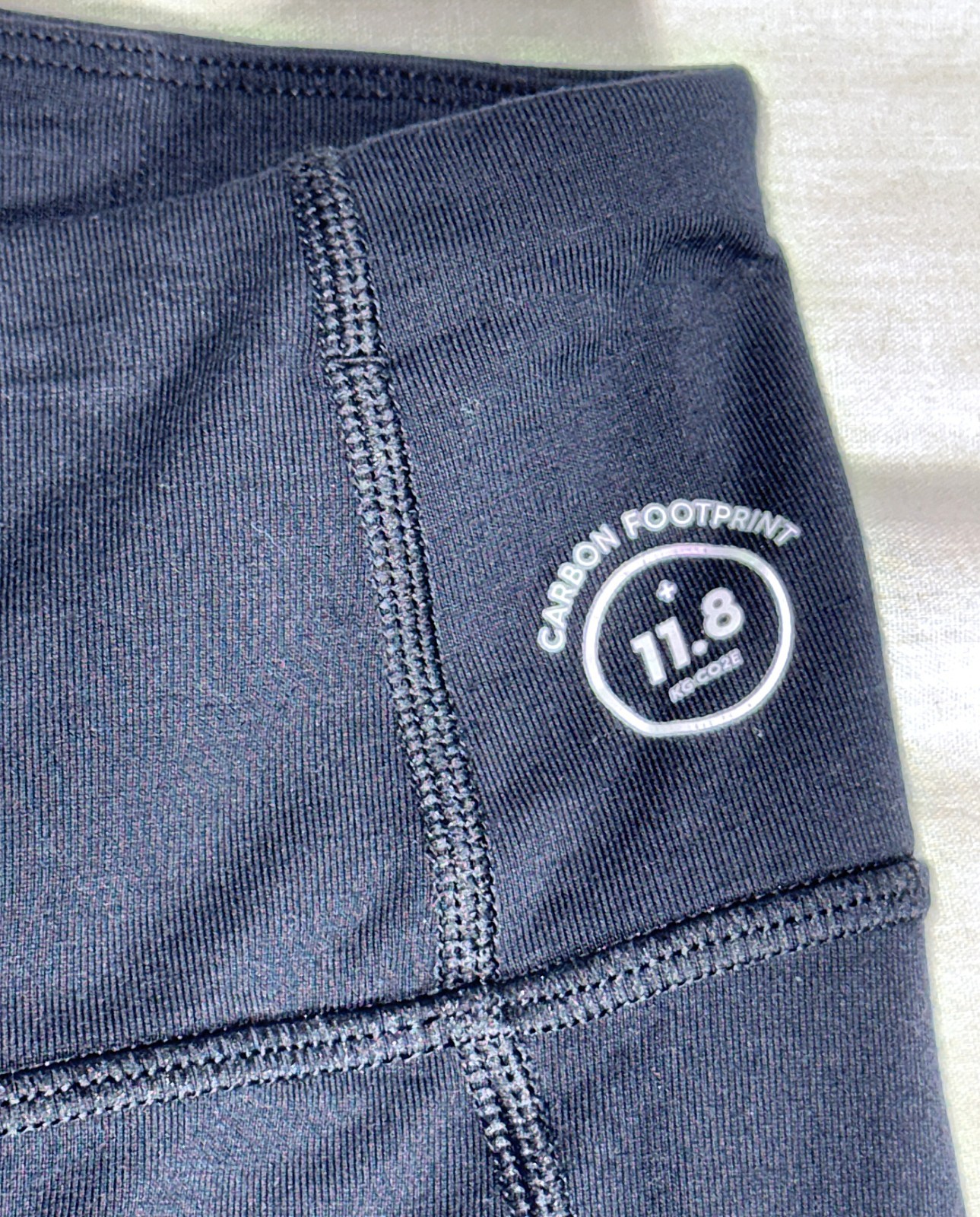 Allbirds Natural Carbon Footprint 11.8 Black Yoga Cropped Capri Leggings Pants S