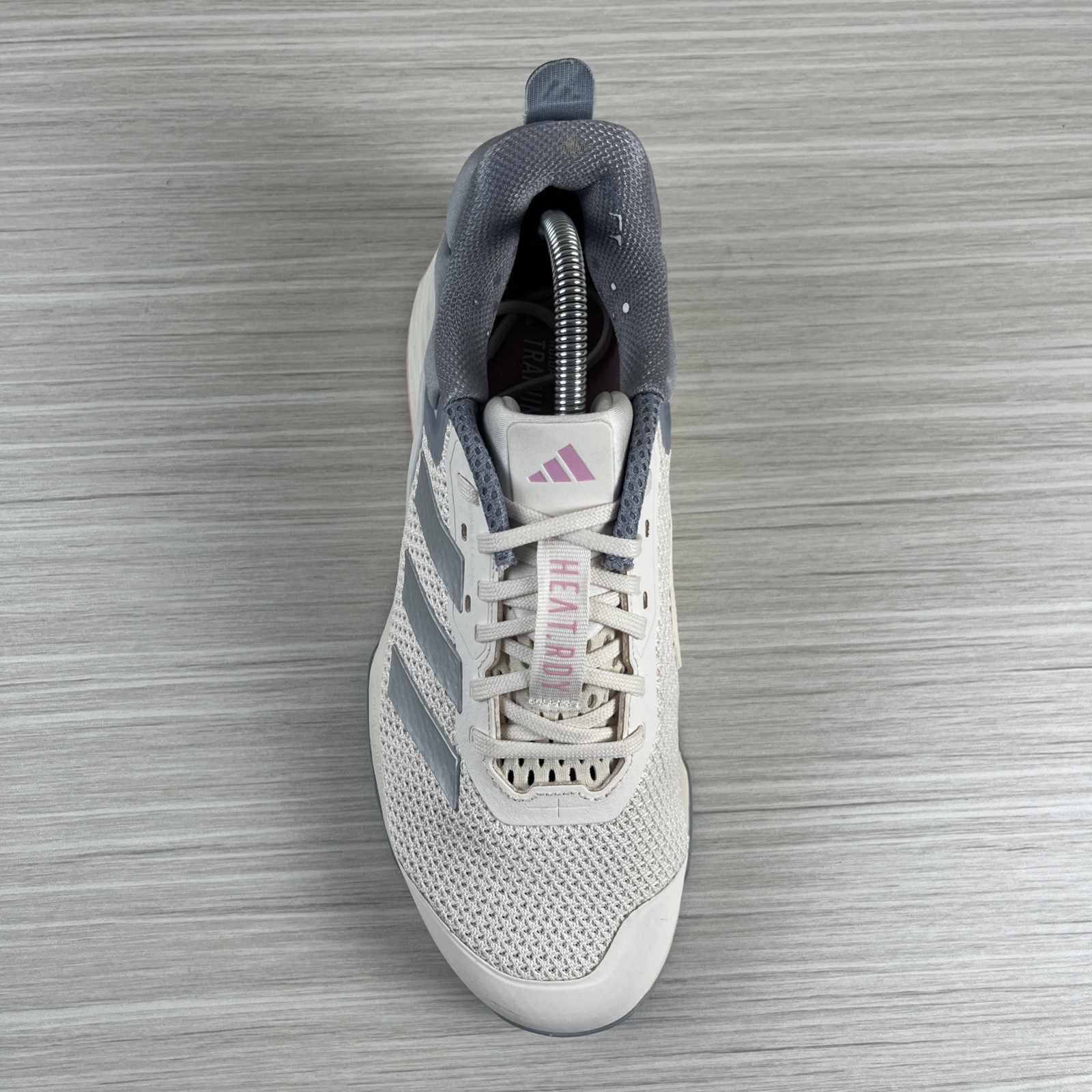 Adidas Dropset 3 Training Shoes Women Size 10 Gray Ivory Pink Adiwear 6 Heat.RDY