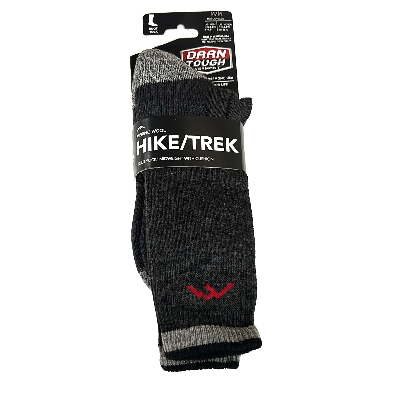 Darn Tough Men’s Hiker Boot Cushion Midweight Hiking Socks, Size & Color Options