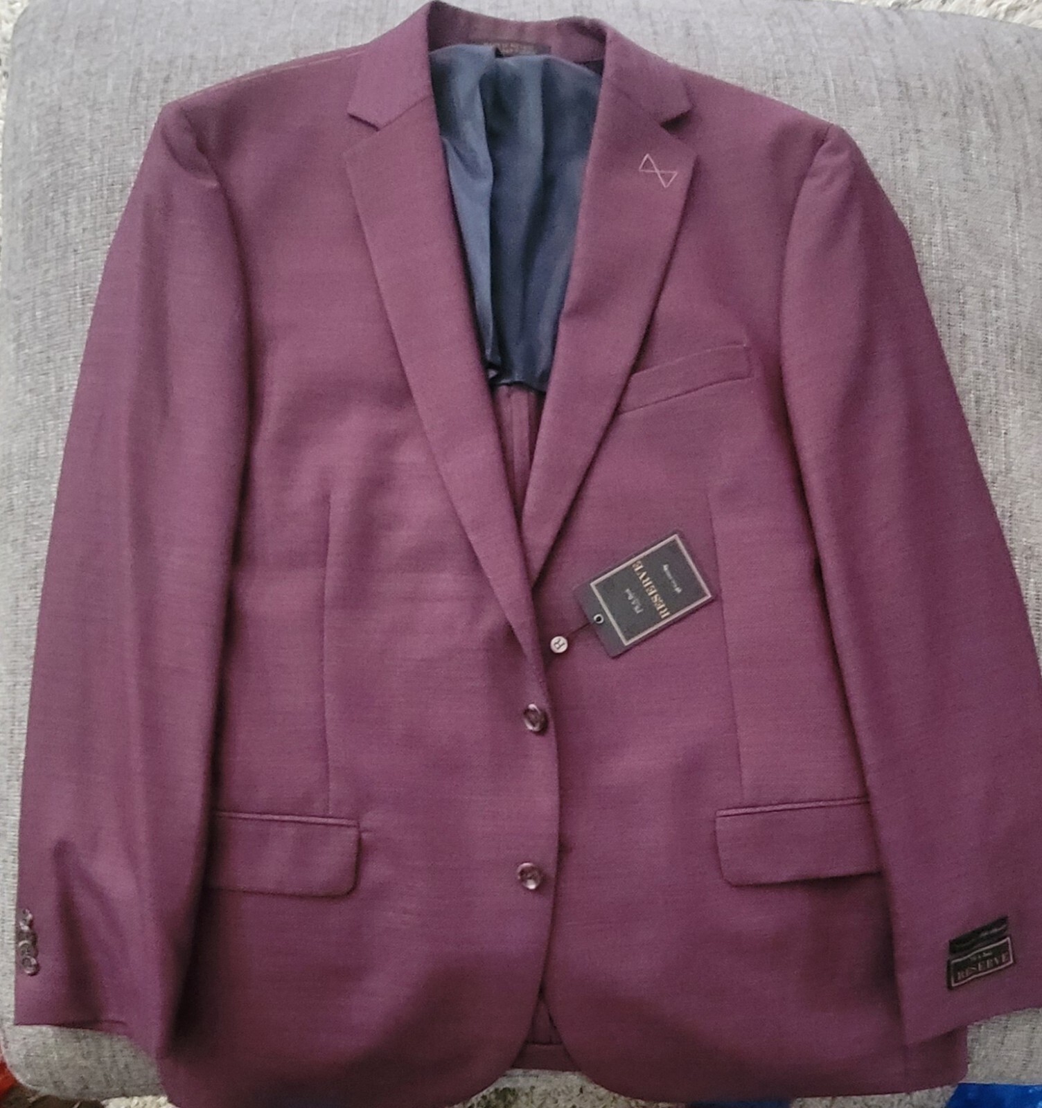NWT $798 Vitale Barberis Canonico JAB Red 2 Button Wool Sport Coat Size 46 Long