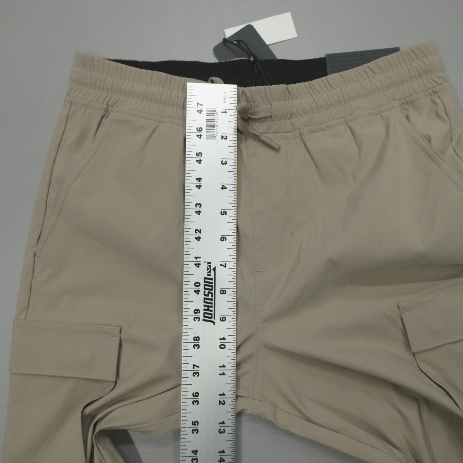 Kenneth Cole Active Men Cargo Joggers Lightweight Stretch Water Repellent Gravel