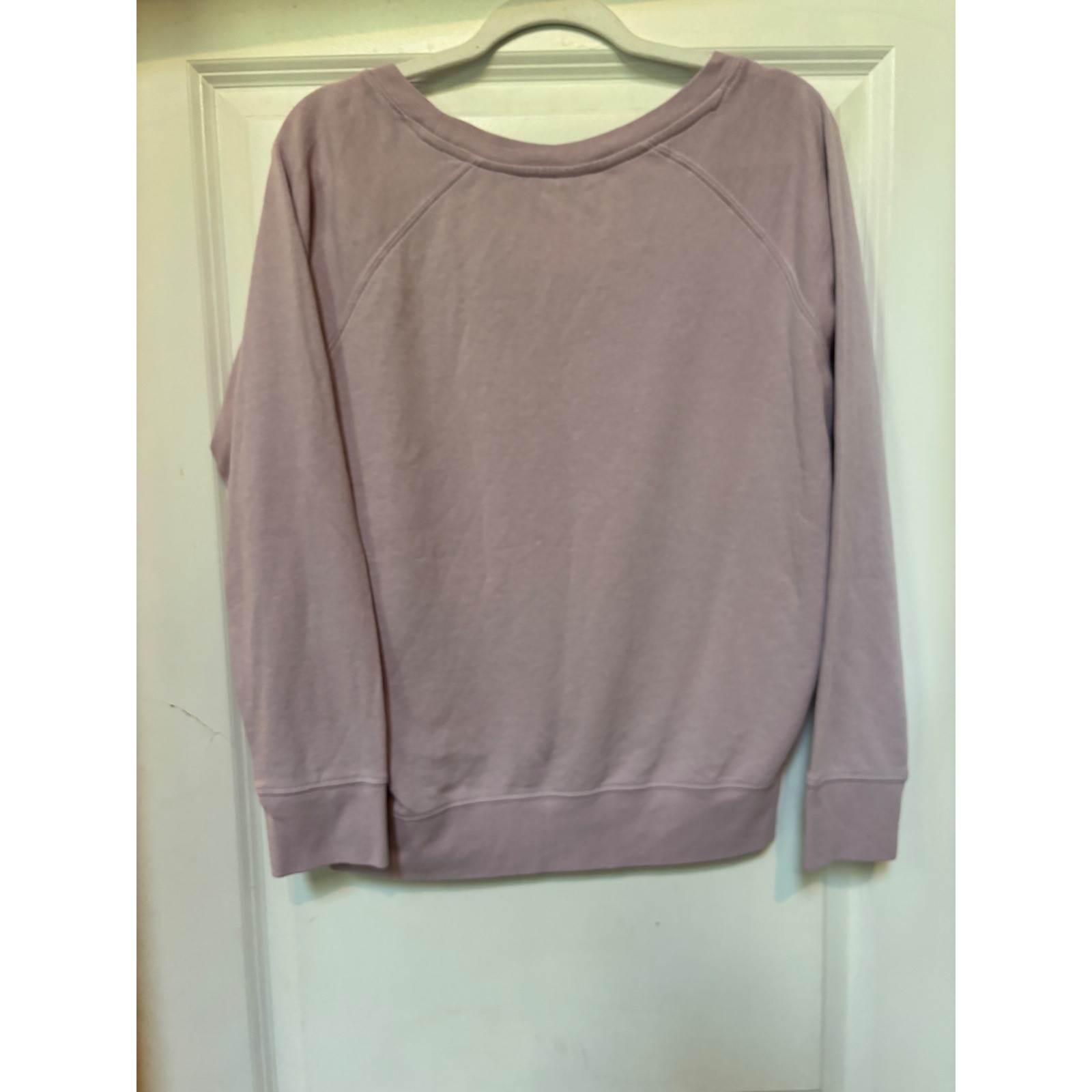 Coca-Cola Diet Coke Pink Bow Graphic Sweatshirt Lavender Purple Womens Medium