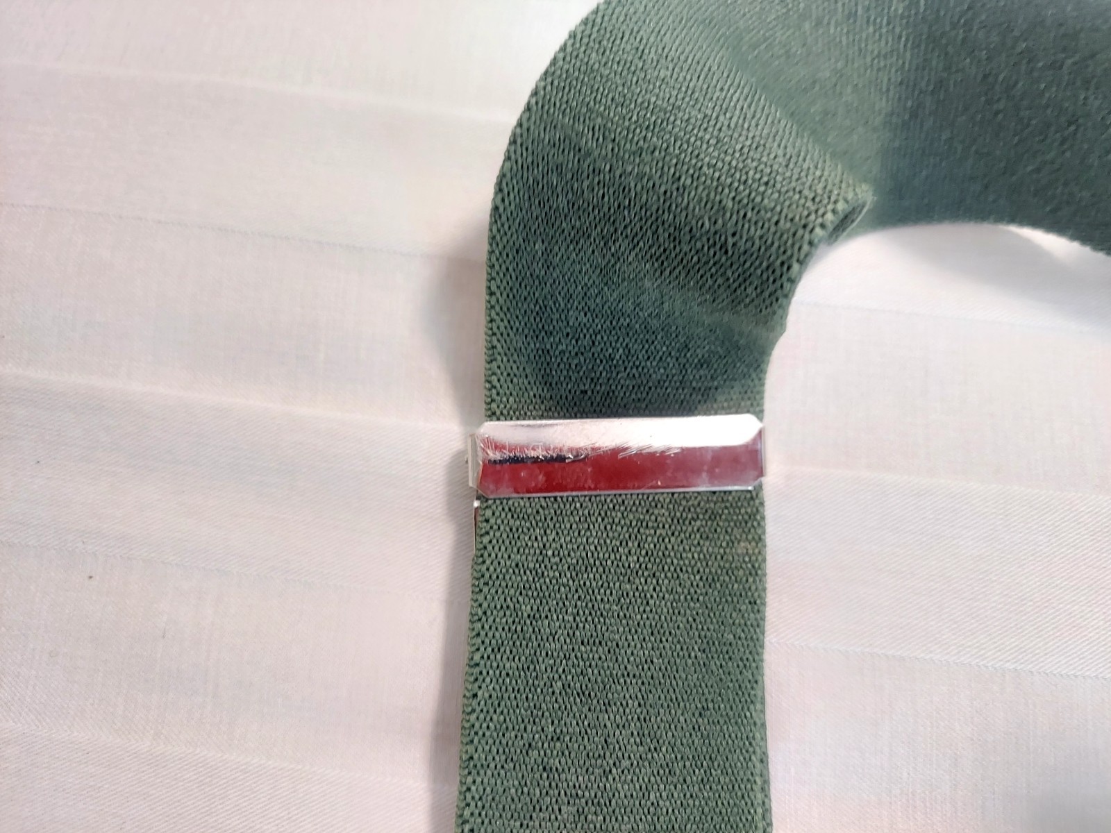 Men’s Y Suspenders Forest/Hunter Green clip/snaps & clamp