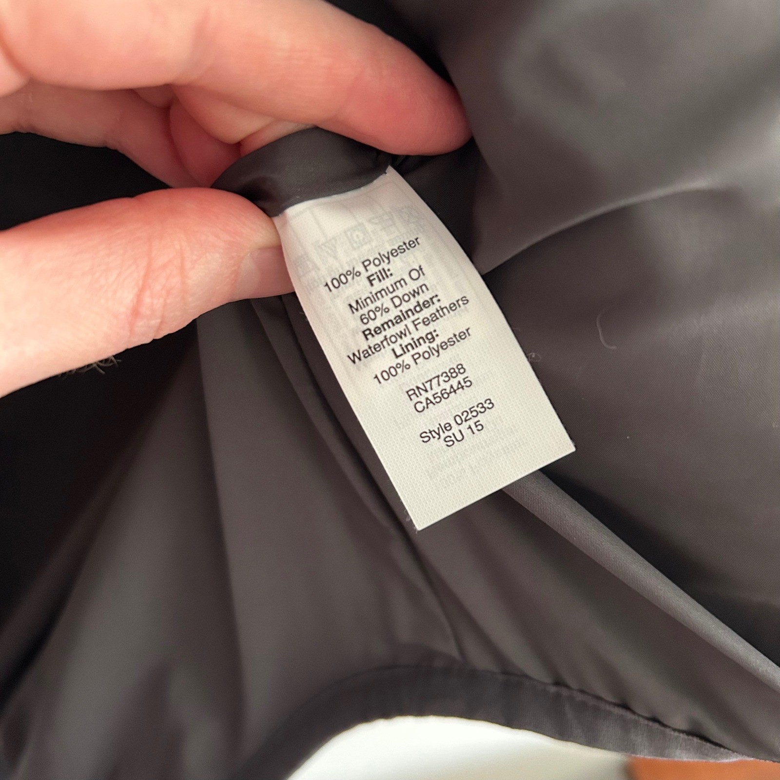 J.Crew Factory Down Puffer Vest Gray Herringbone XS Quilted Down Fill